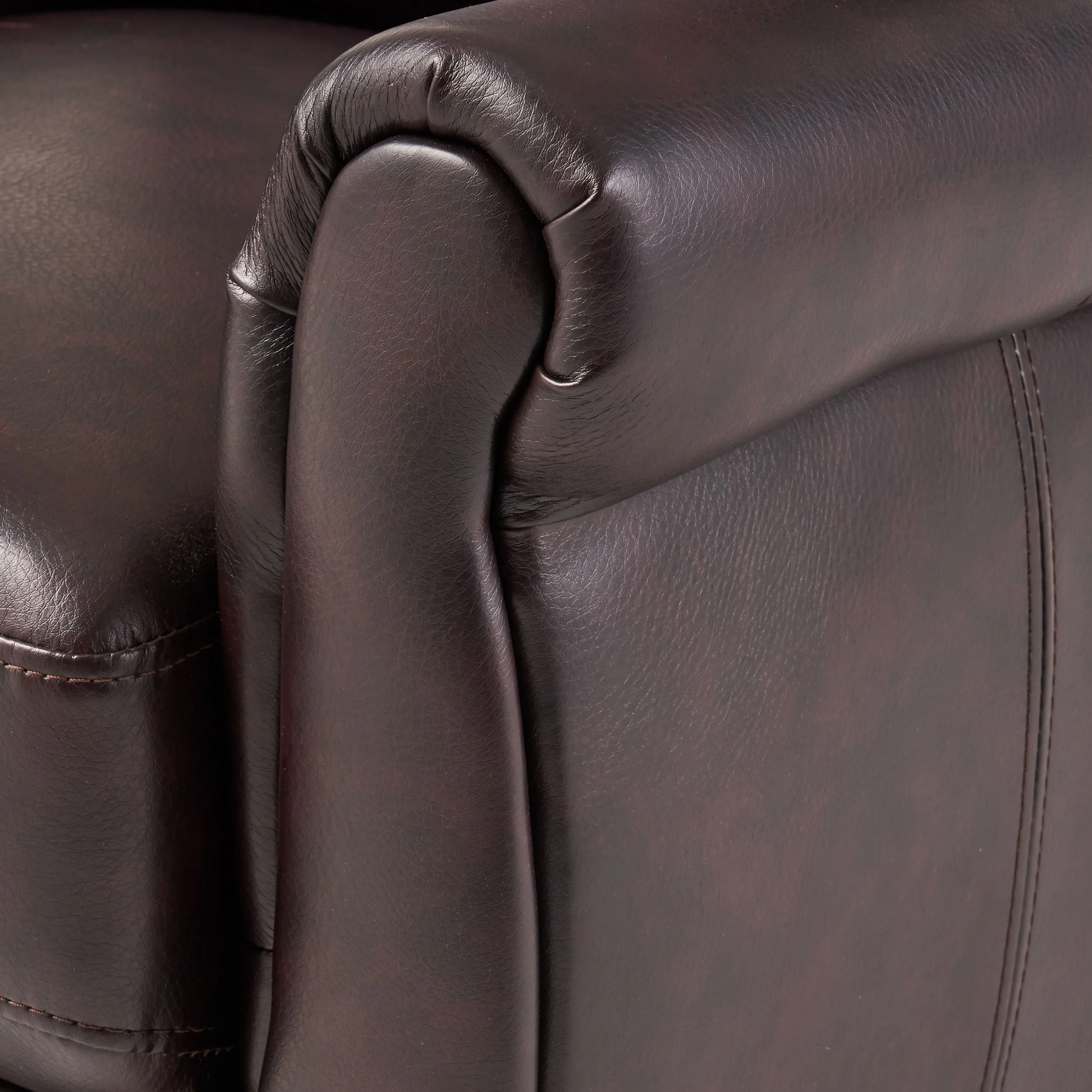 Haddan PU Leather Recliner Club Chair by Christopher Knight Home