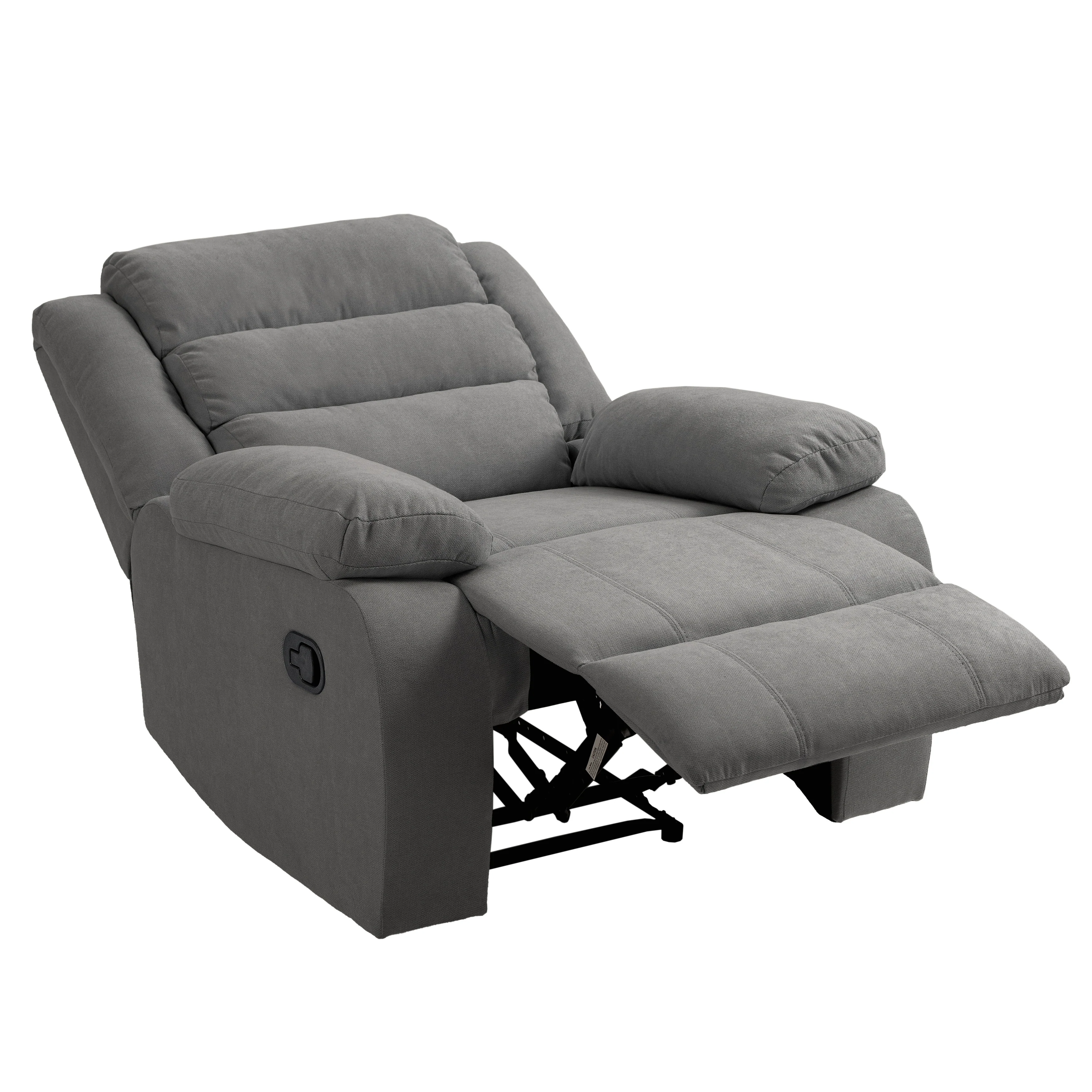 Classic and Traditional Manual Recliner Chair Single Sofa