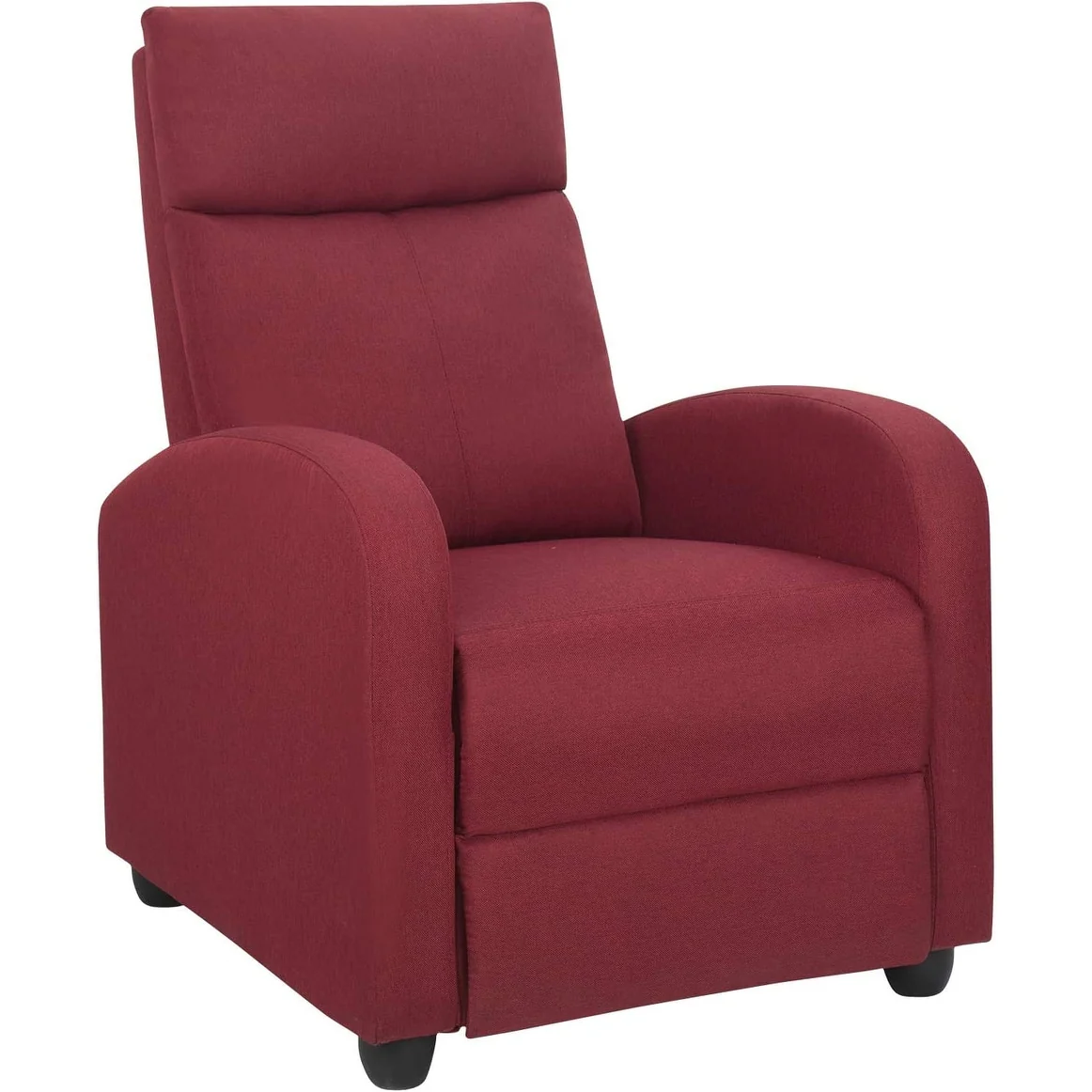 Furniwell Fabric Single Sofa Recliner with Padded Seat