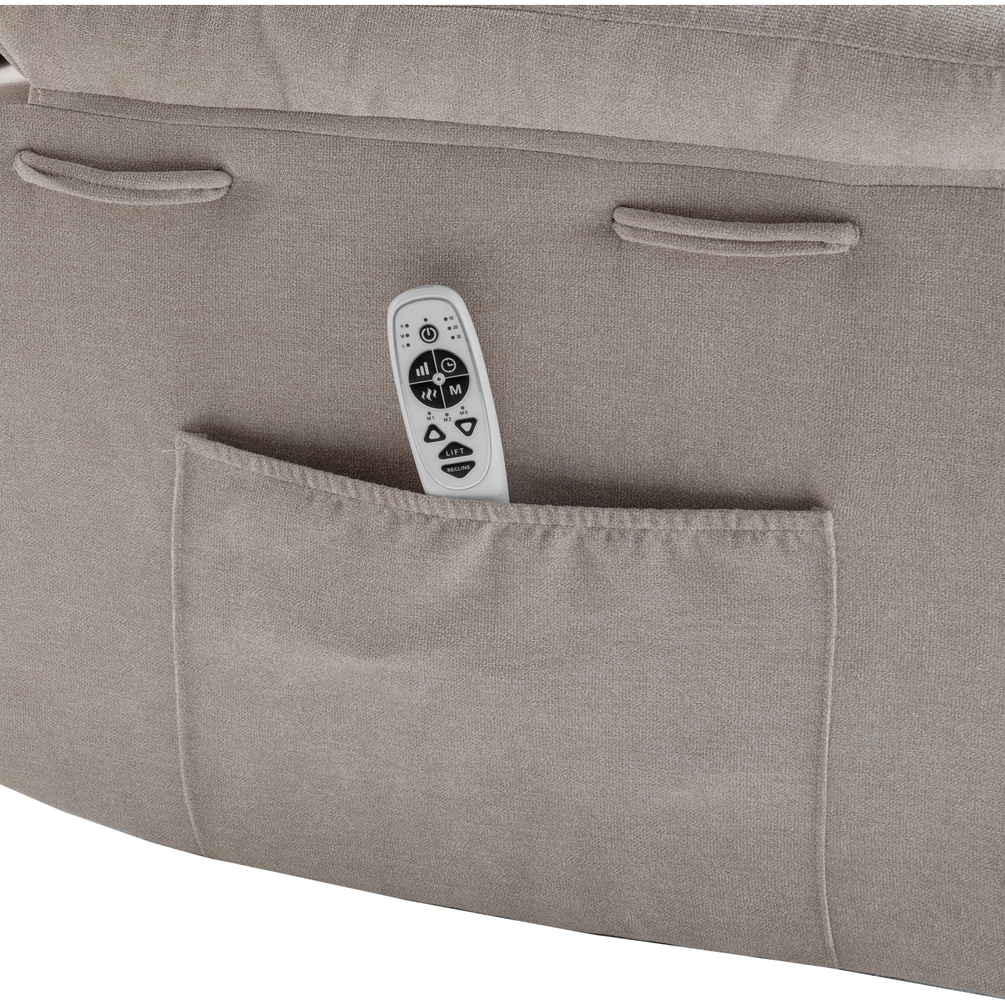 Electric Recliner Chair with Massage, Lumbar Heat & Steel Frame