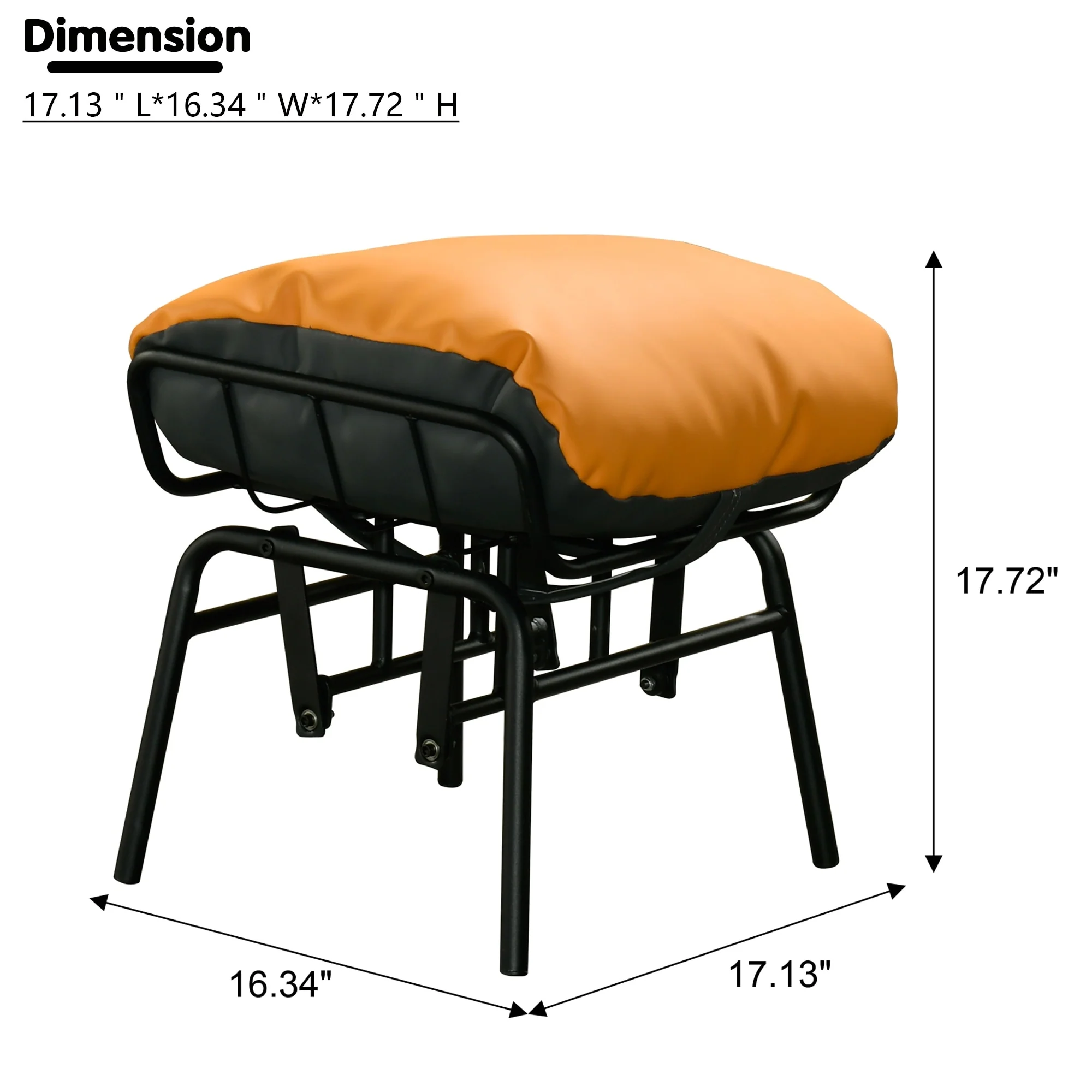 OVIOS Living Room Accent Chair Rocking Recliner Chair with Ottoman