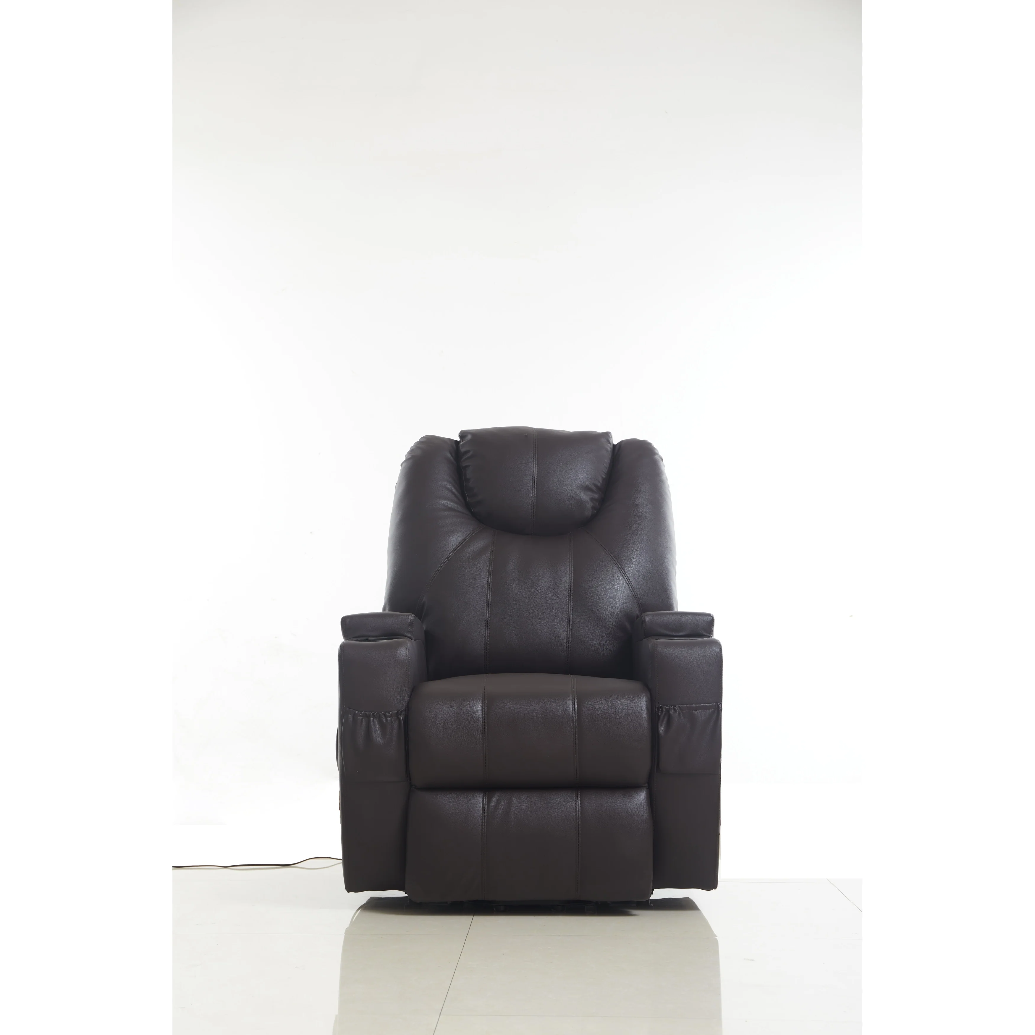 Power Lift Recliner Chair PU Leather for Elderly