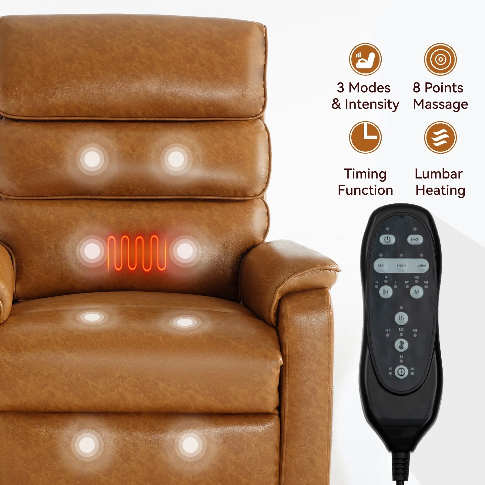 Power Lift Recliner Chair with Power-Remote