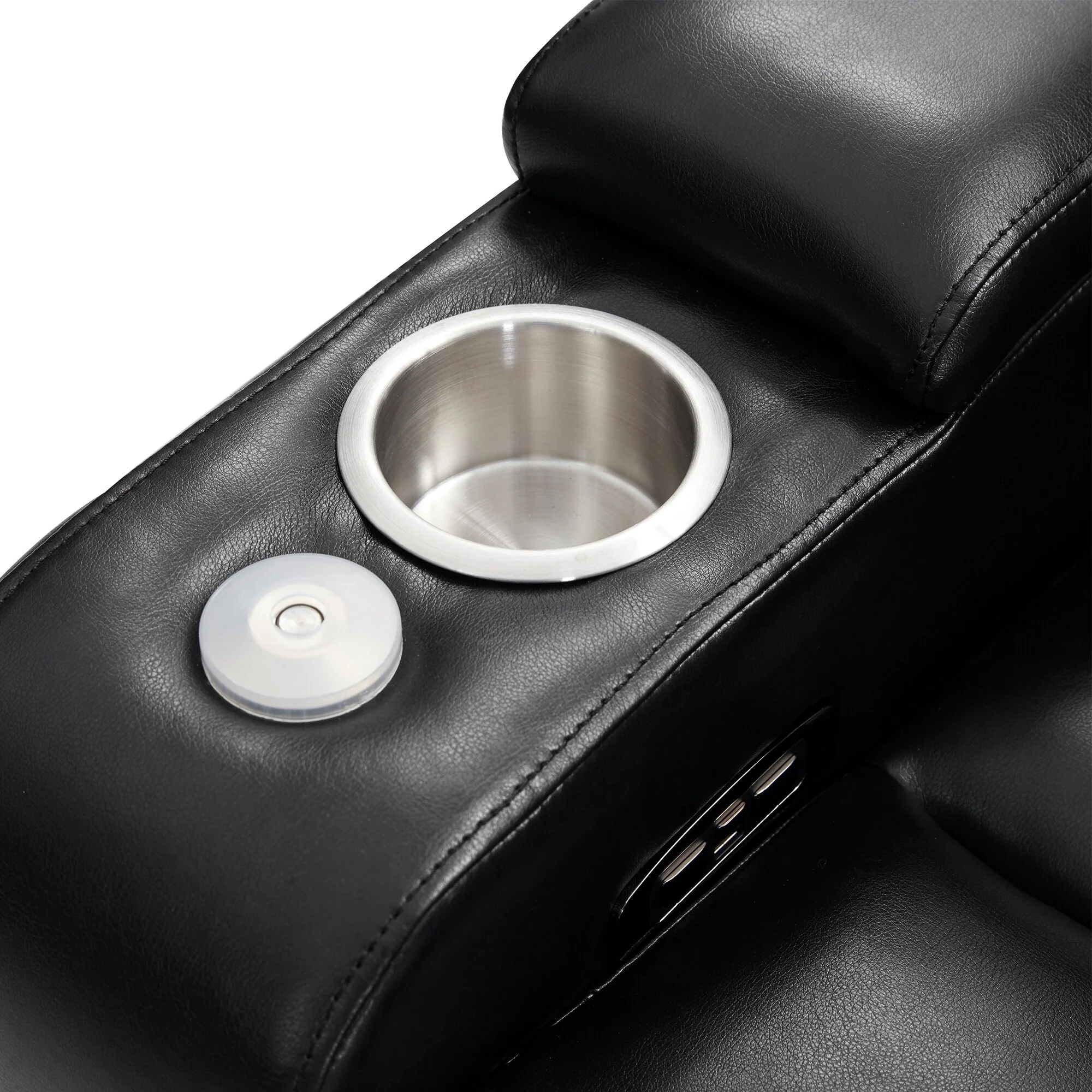 Nestfair Power Motion Recliner with 2 Cup Holders and 360�� Swivel Tray Table