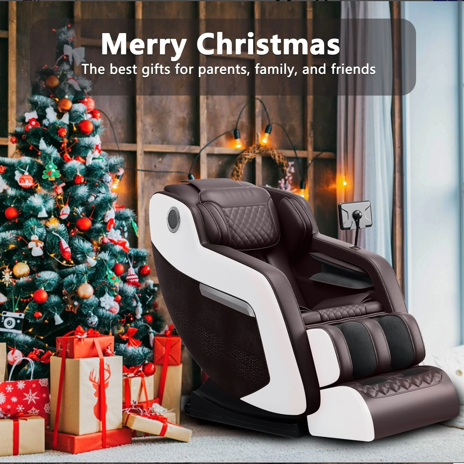 Zero?Gravity Massage Recliner Chair with Bluetooth Audio