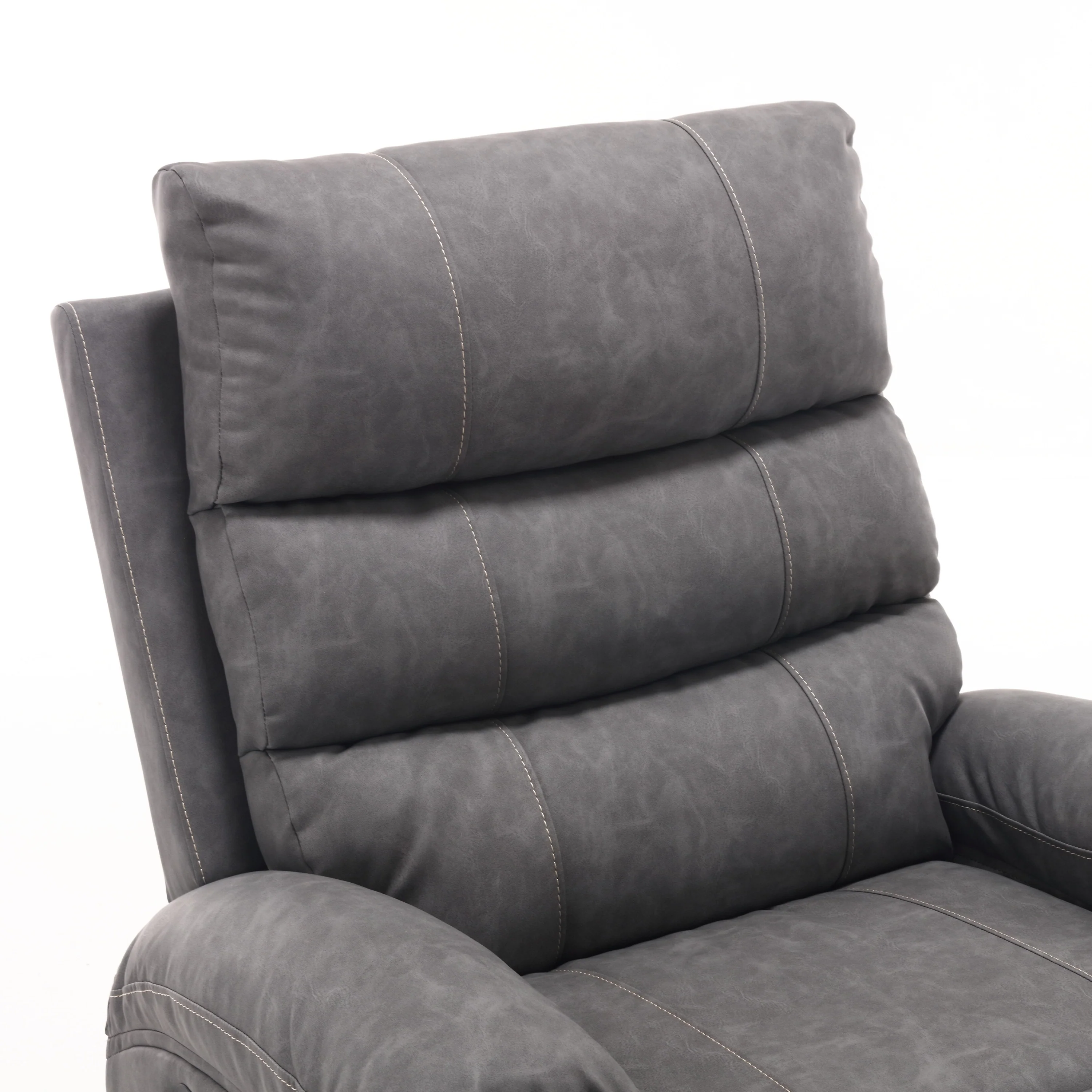 PU Leather Power Lift Recliner with Massage, Heating & Cup Holders