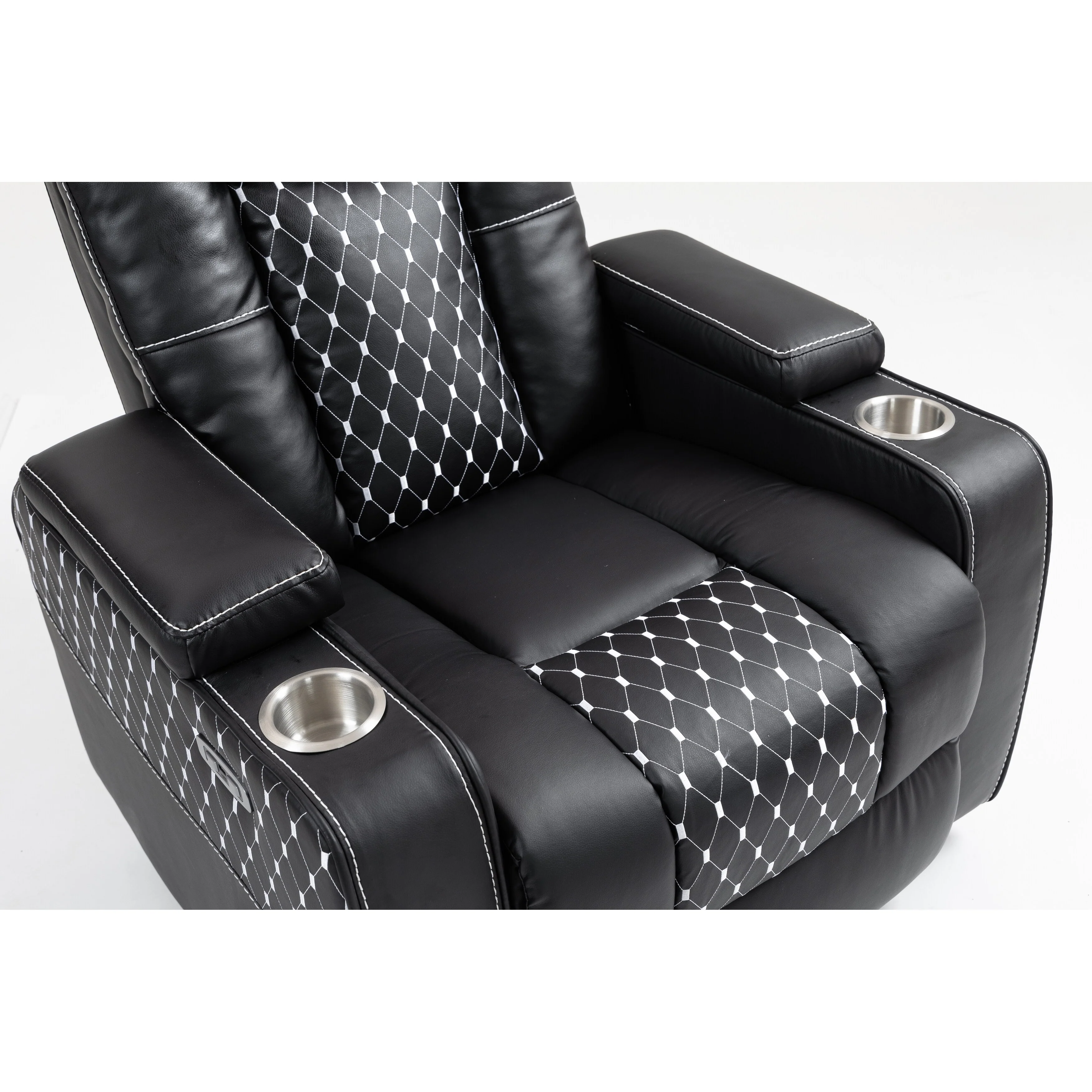 Massage Lift Recliner with Dual Remotes, Wireless Charging & Cup Holder