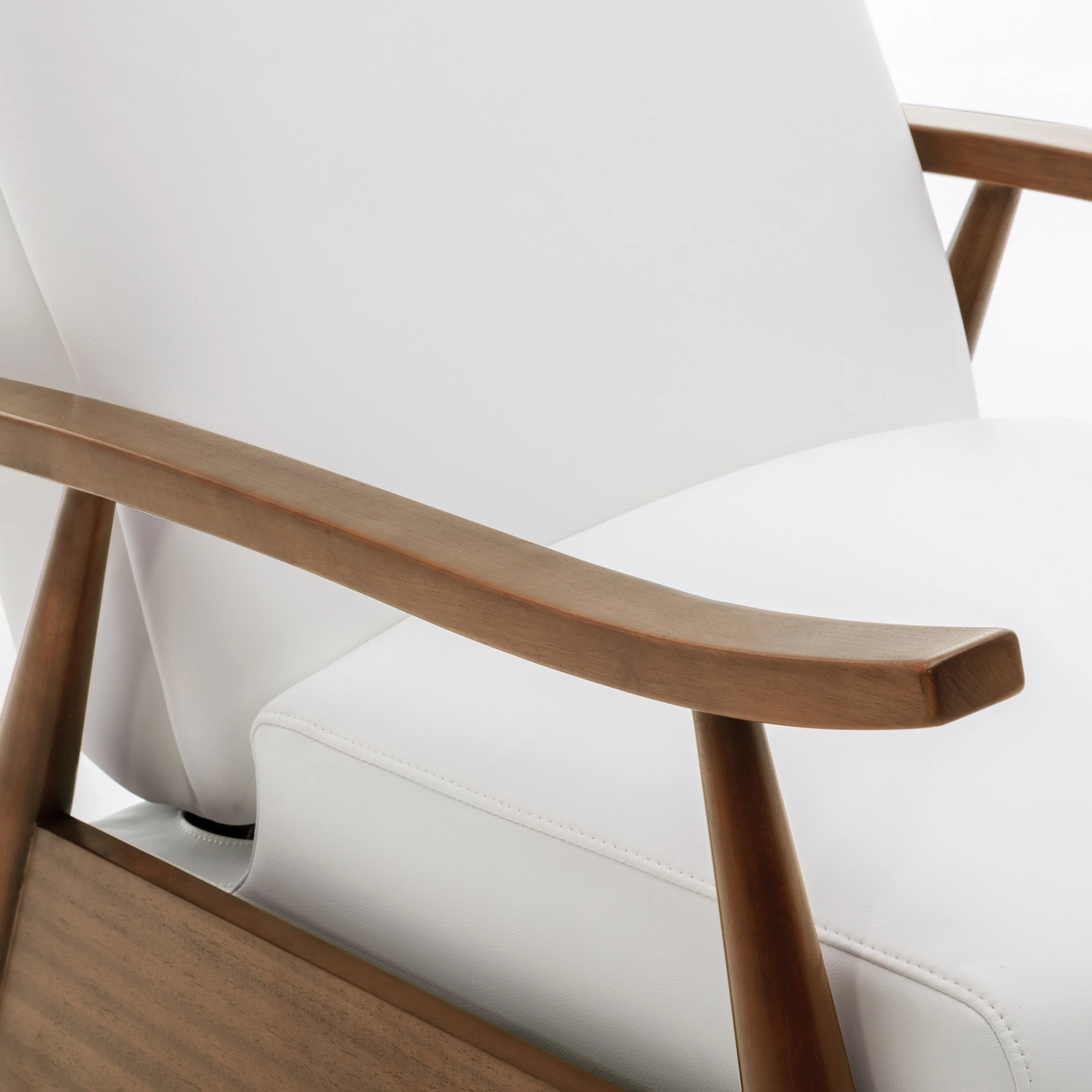 Sienna Upholstered Wood Push Back Recliner by Greyson Living