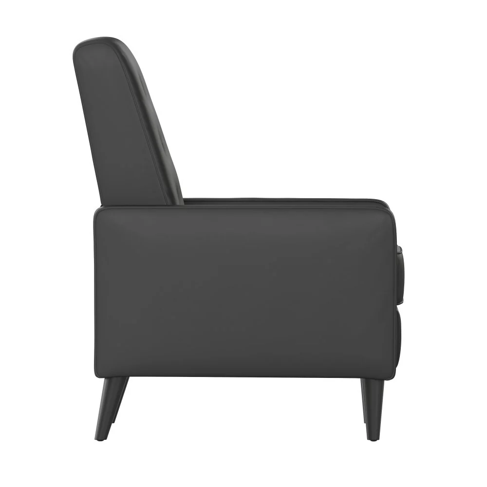 Pushback Recliner with Button Tufted Back