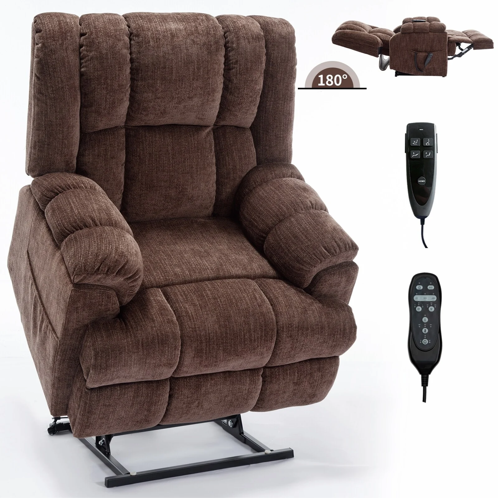 Electric Power Lift Recliners with Power-Remote
