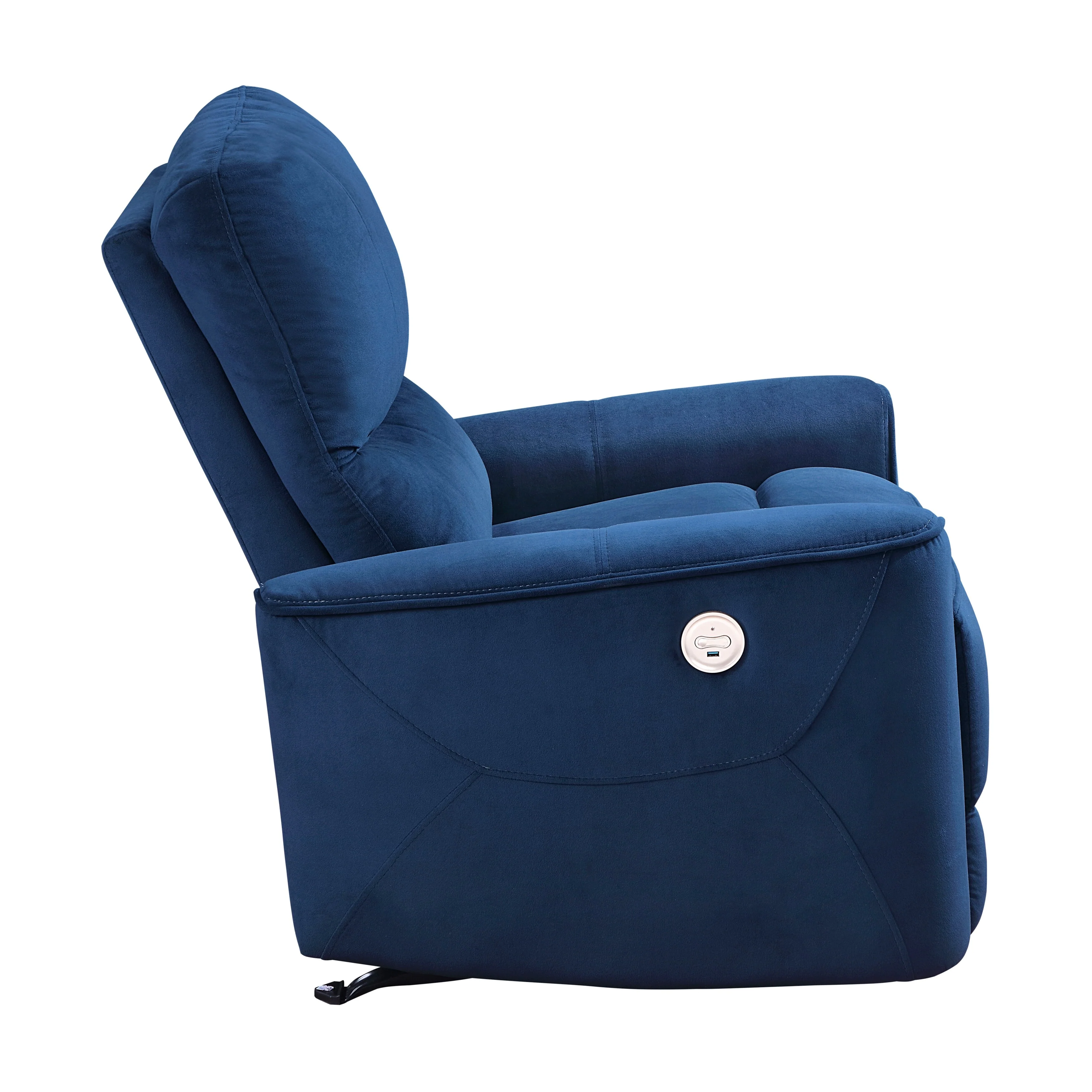 Ripon Velvet Power Rocker Reclining Chair