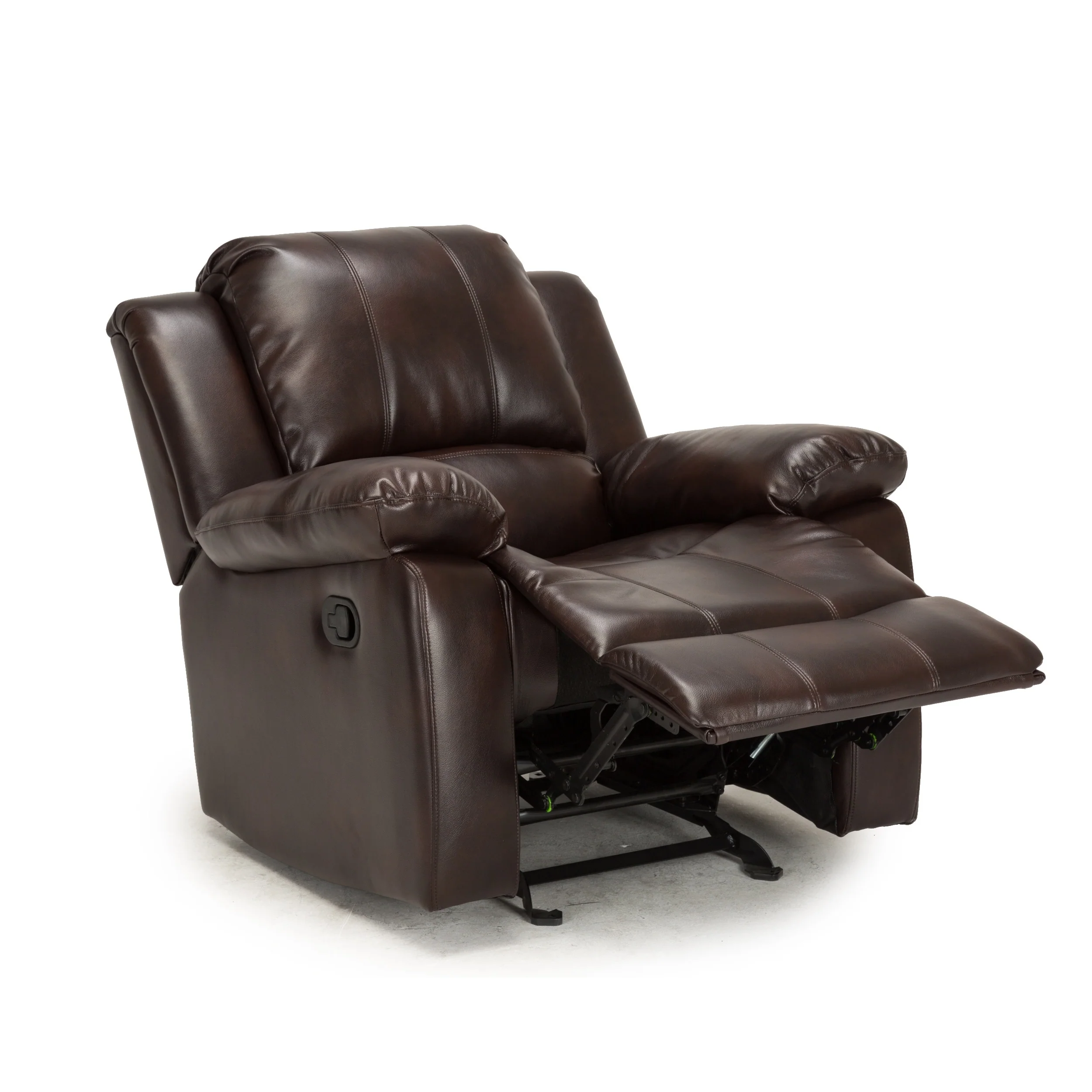 Charleston Leather Gel Glider Rocker Recliner by Greyson Living