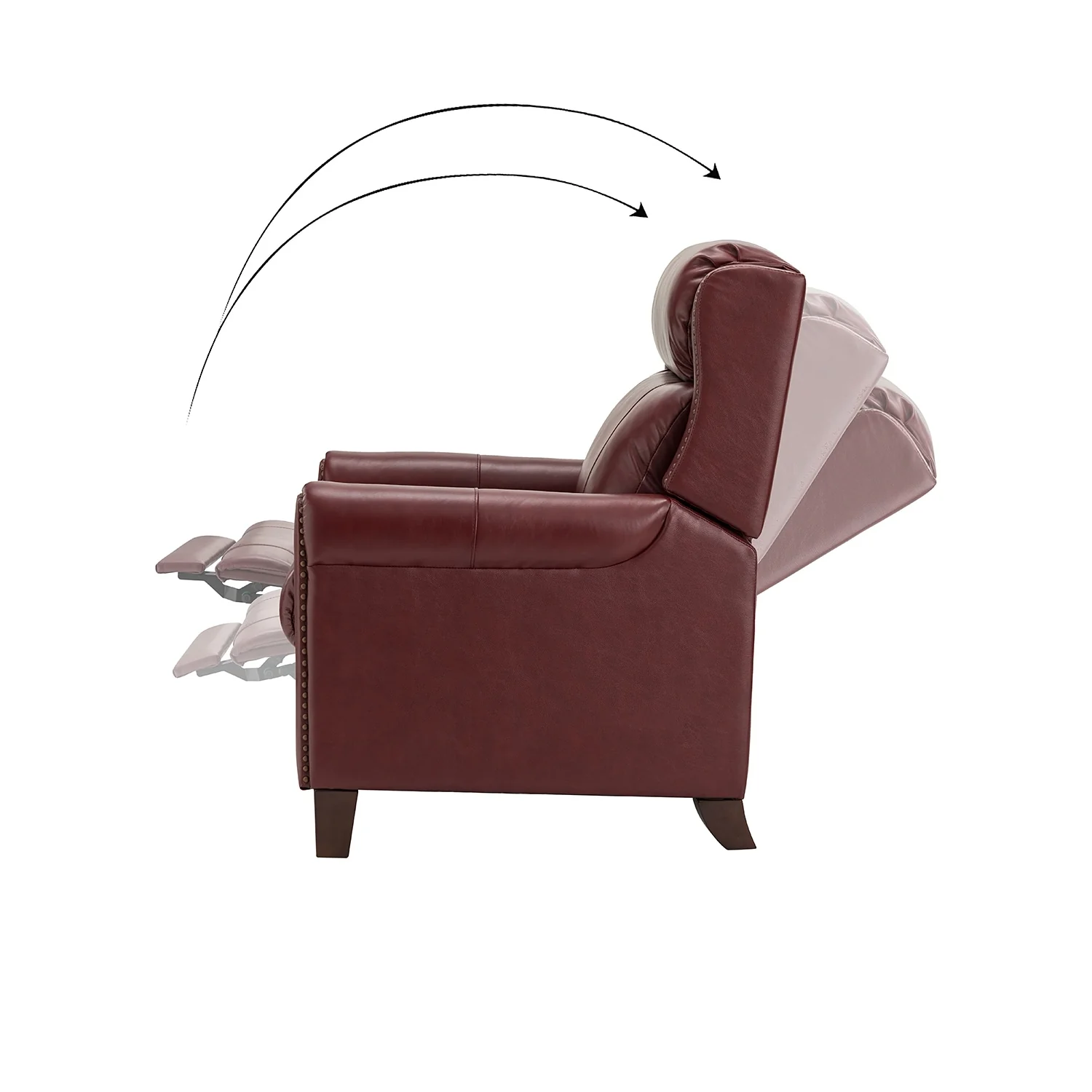 Felisa 32.48 Wide Genuine Leather Manual Recliner