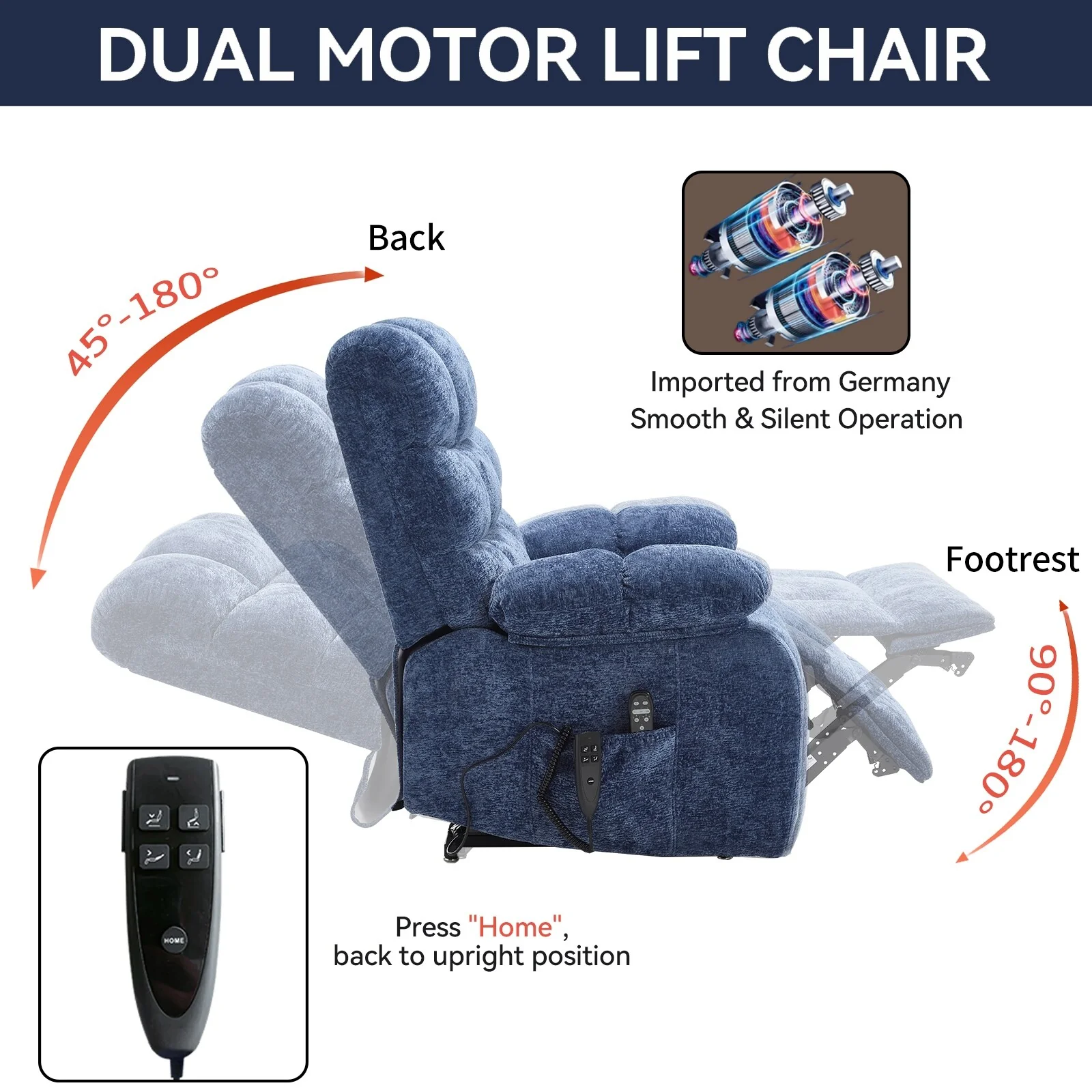 Lift Recliner Chair Heat Massage