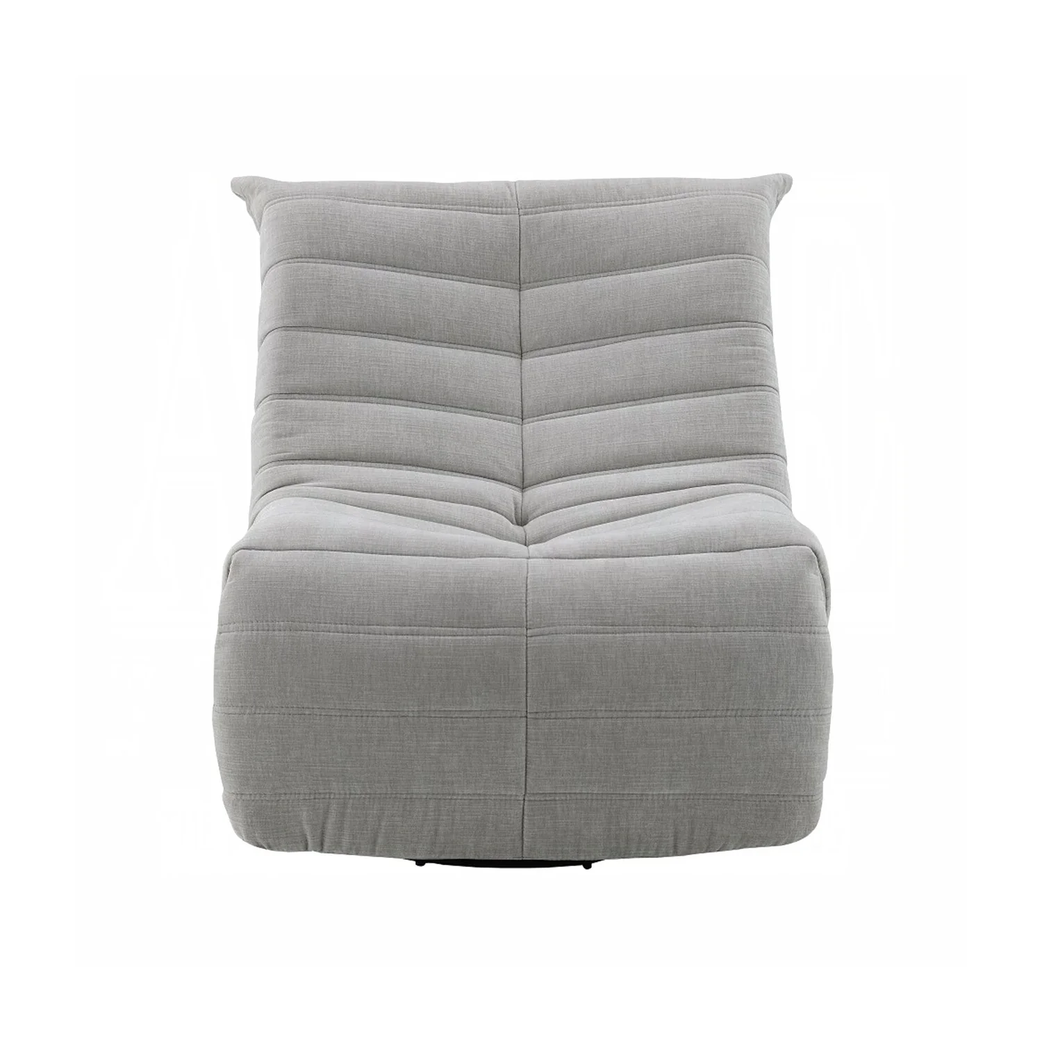 Chenille Upholstered Manual Recliner with Swivel