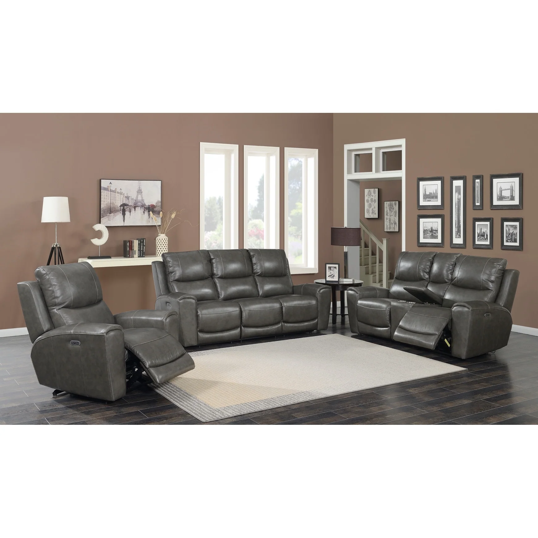 Copper Grove Fyti Top Grain Leather Power Reclining Chair