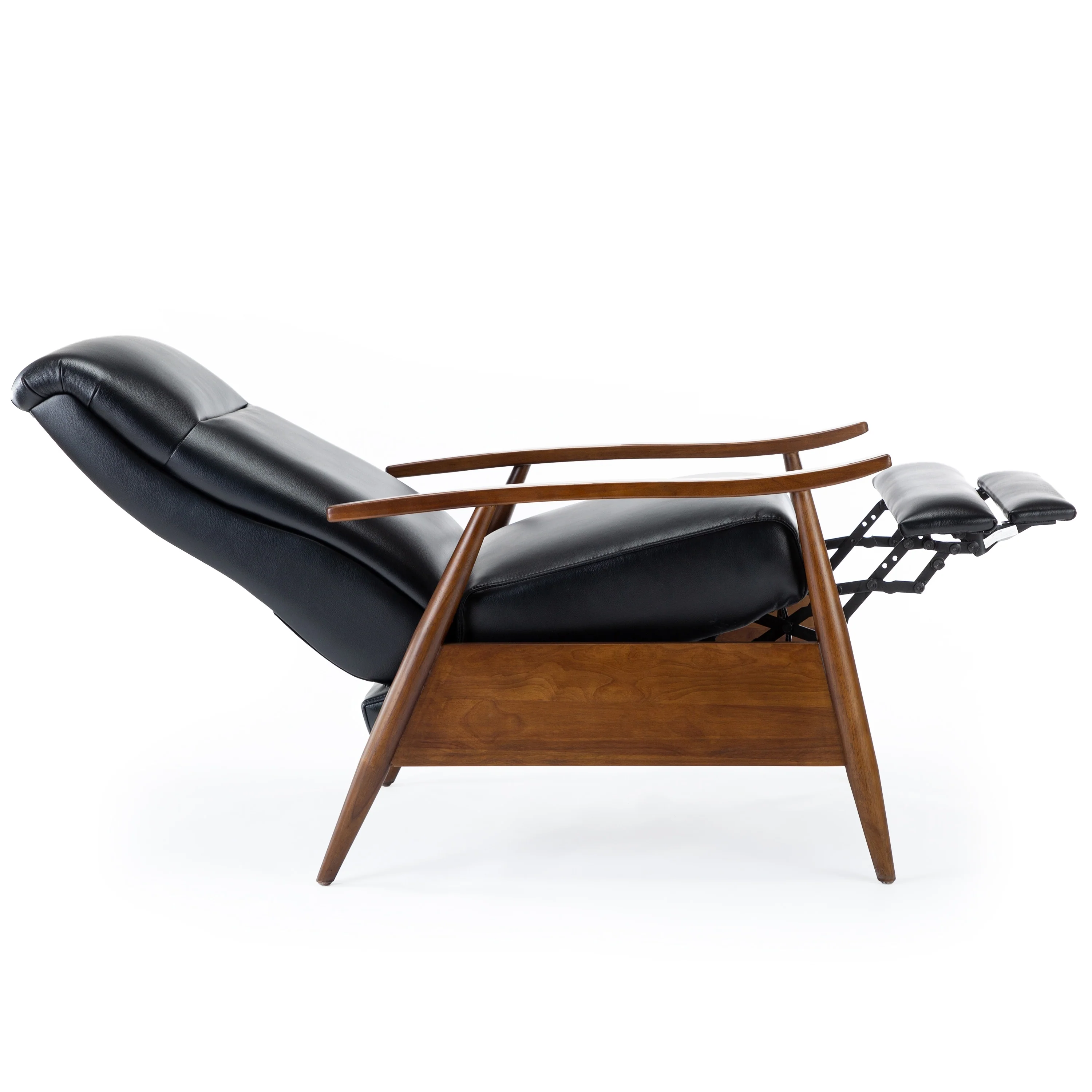 Sienna Upholstered Wood Push Back Recliner by Greyson Living