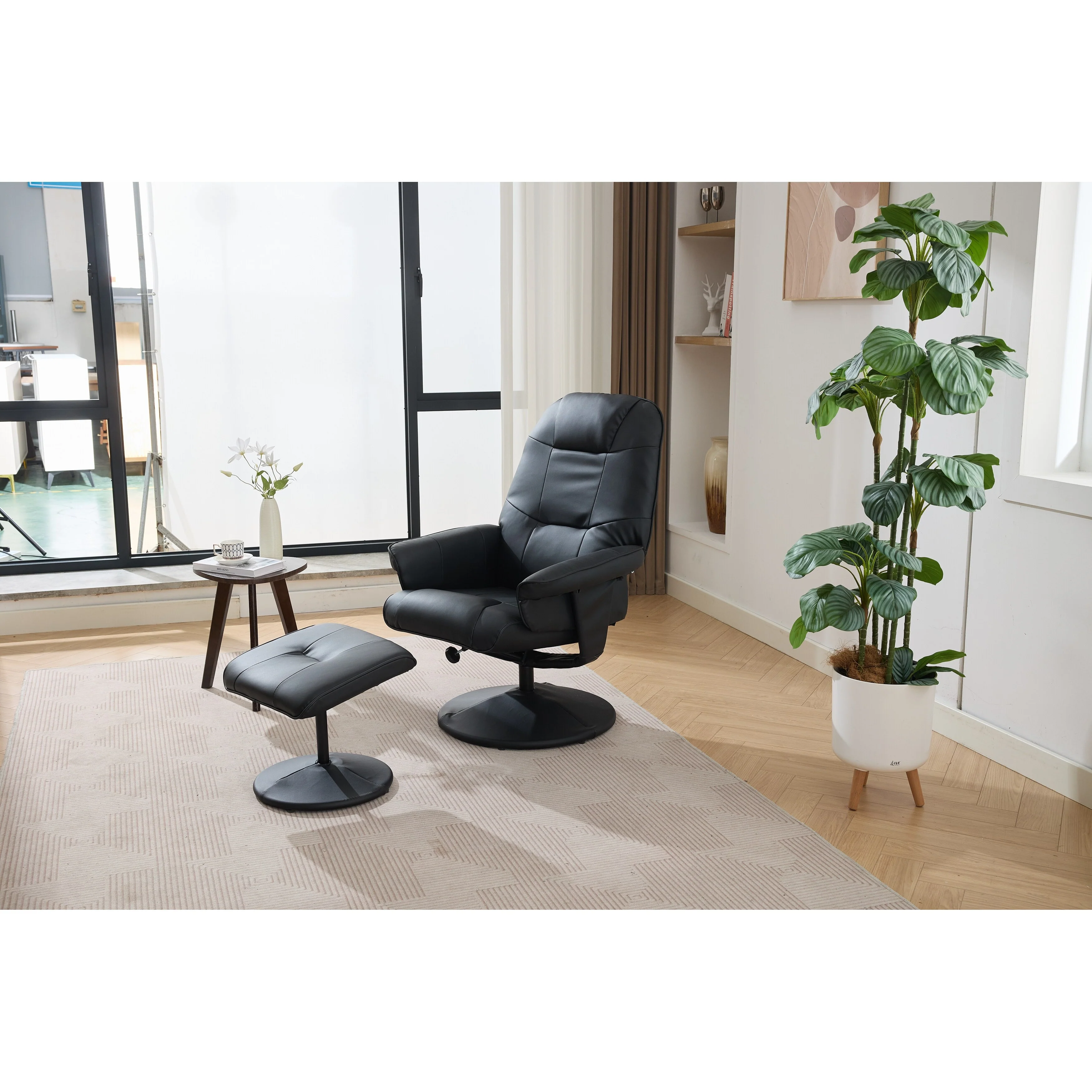 Massage Recliner Chair with Ottoman