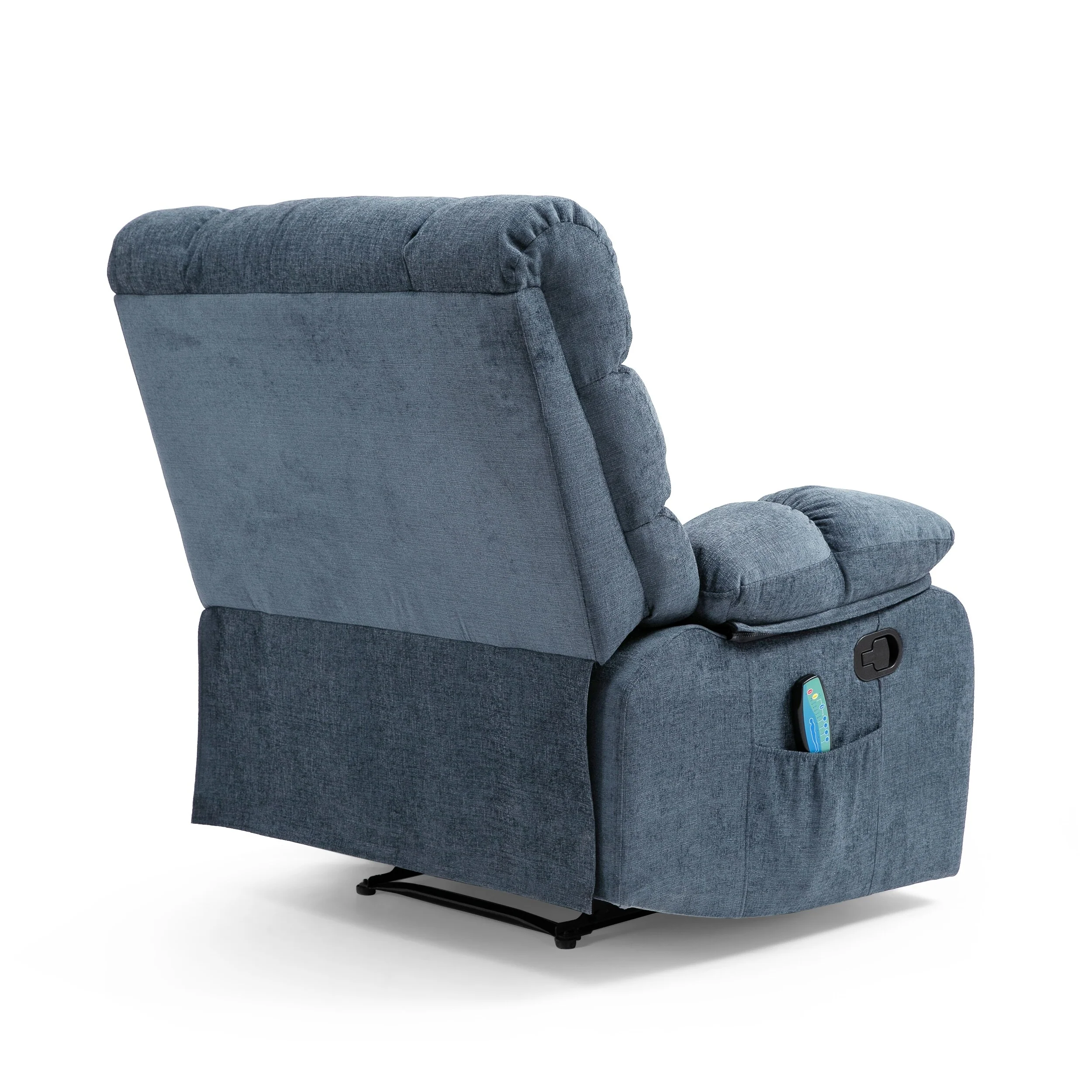 Modern Massage Recliner Chair with Pillow Tufting & Manual Recline