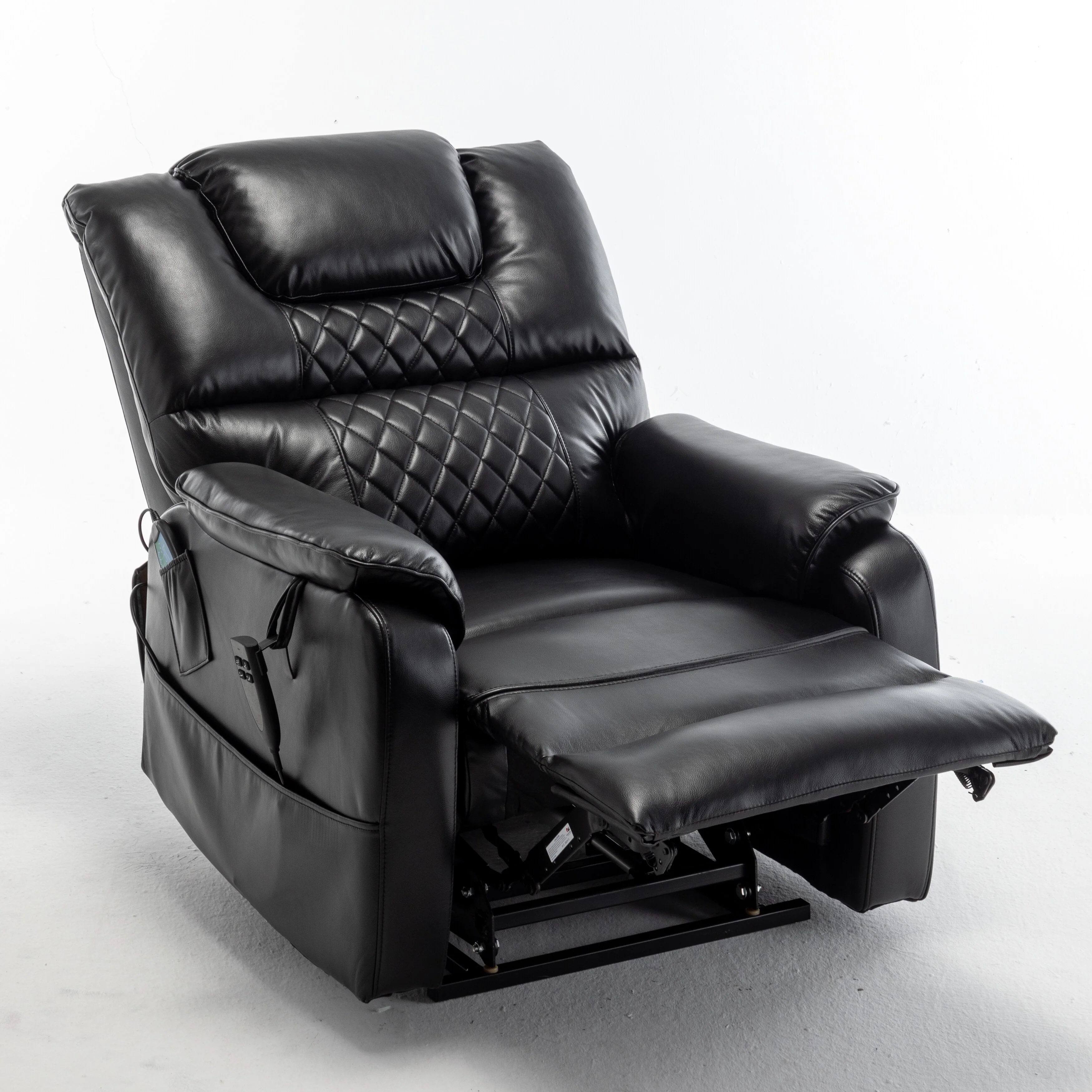 PU Recliner Chair with 180�� Infinite Position, Remote & Easy Assembly