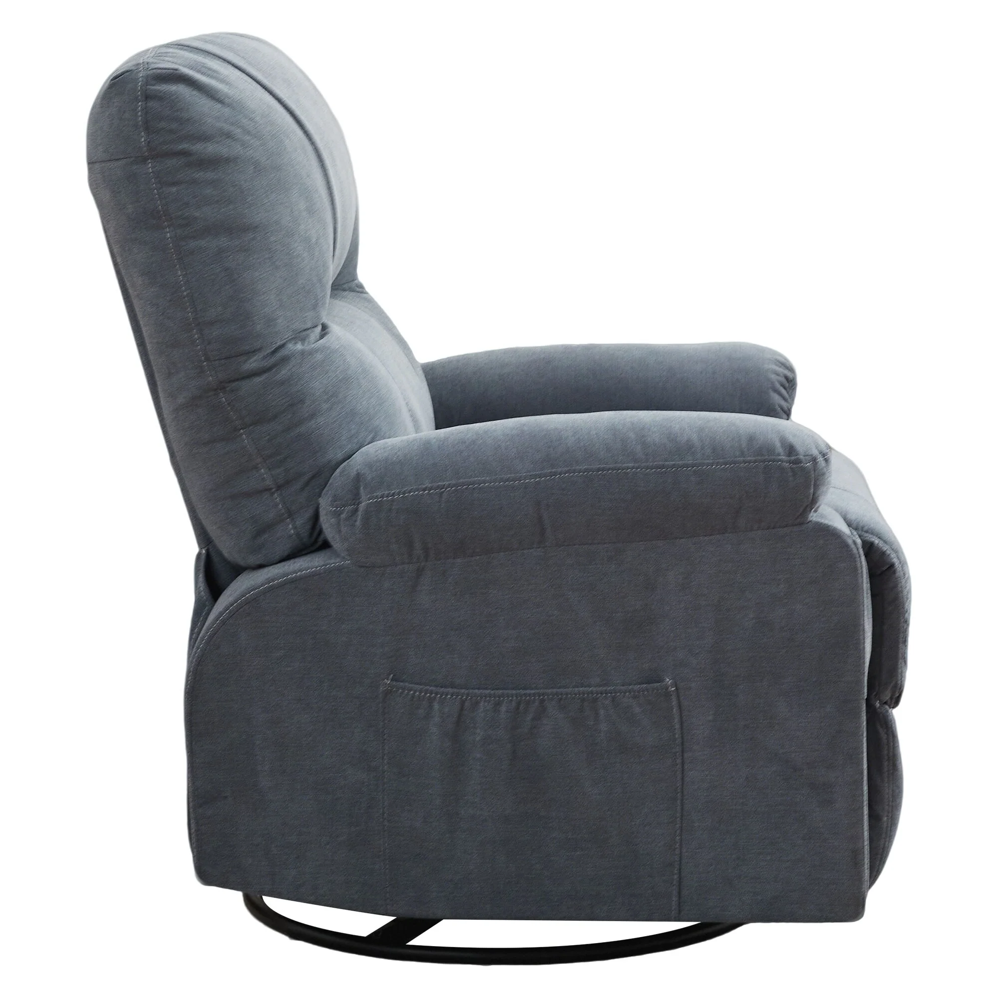 Recliner chair,360 degree rotating swing single sofa chair