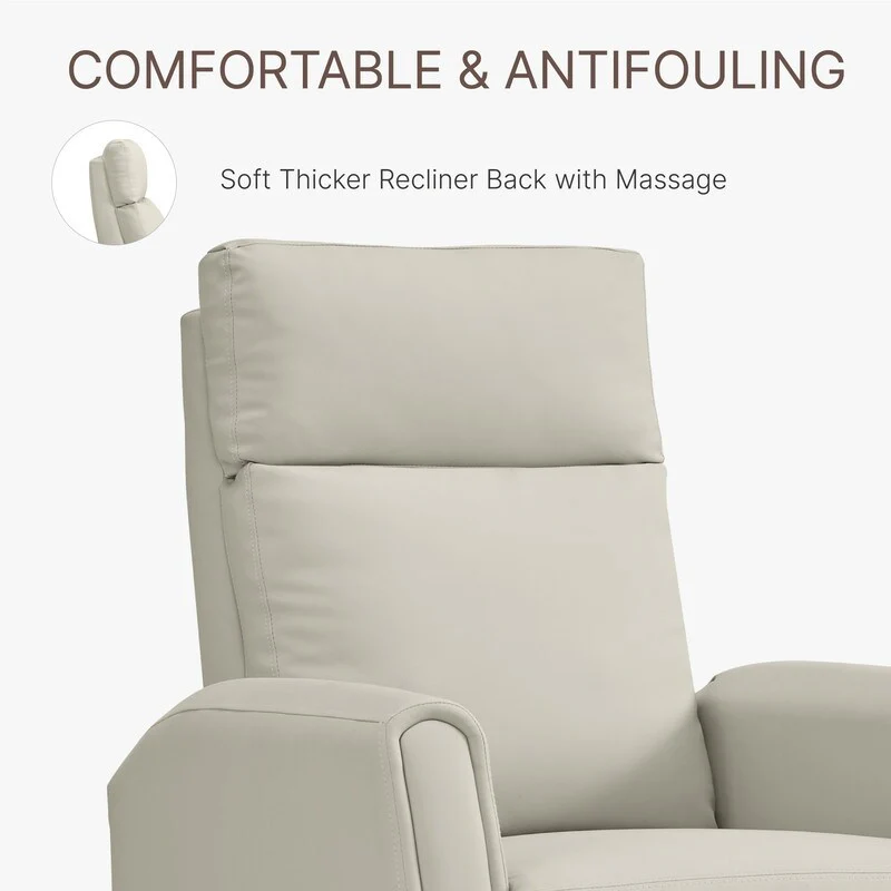 Andrea Recliner Chair with LED Lights, Heating  Massage