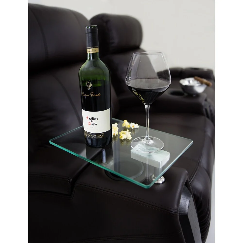 Octane Glass Swivel Table