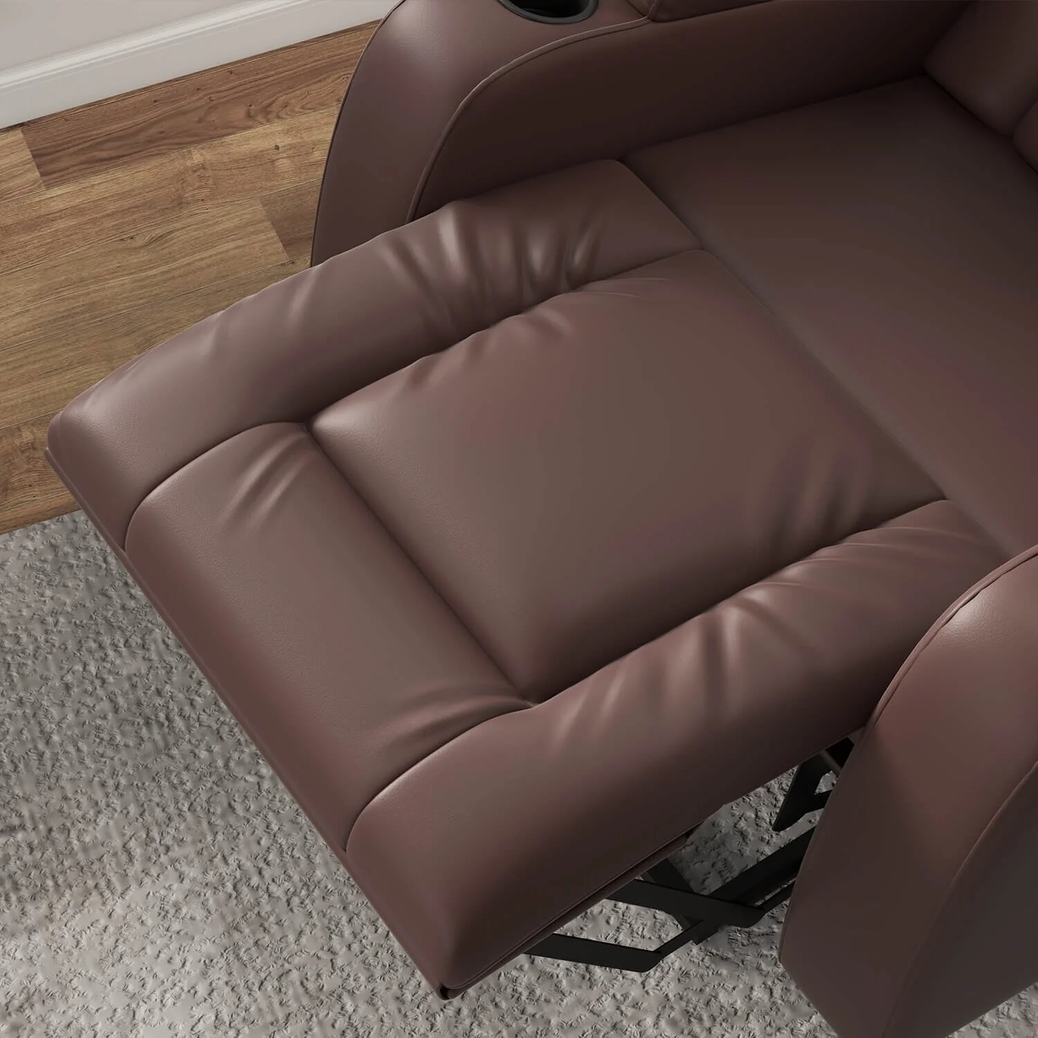Furniwell PU Leather Power Lift Assist Recliner Chair with USB