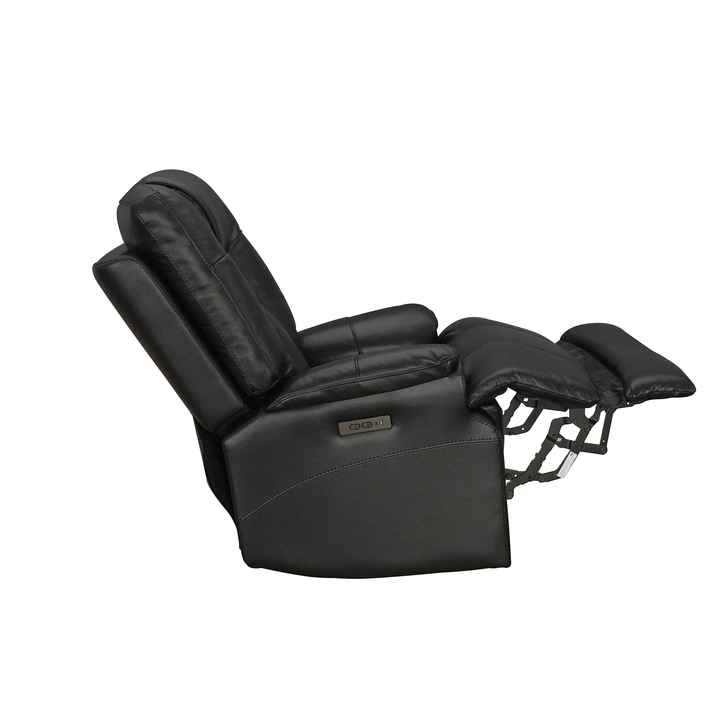Genuine Top Grain Adjustable Headrest Extendable Footrest Zero Gravity Reclin Power Recliner