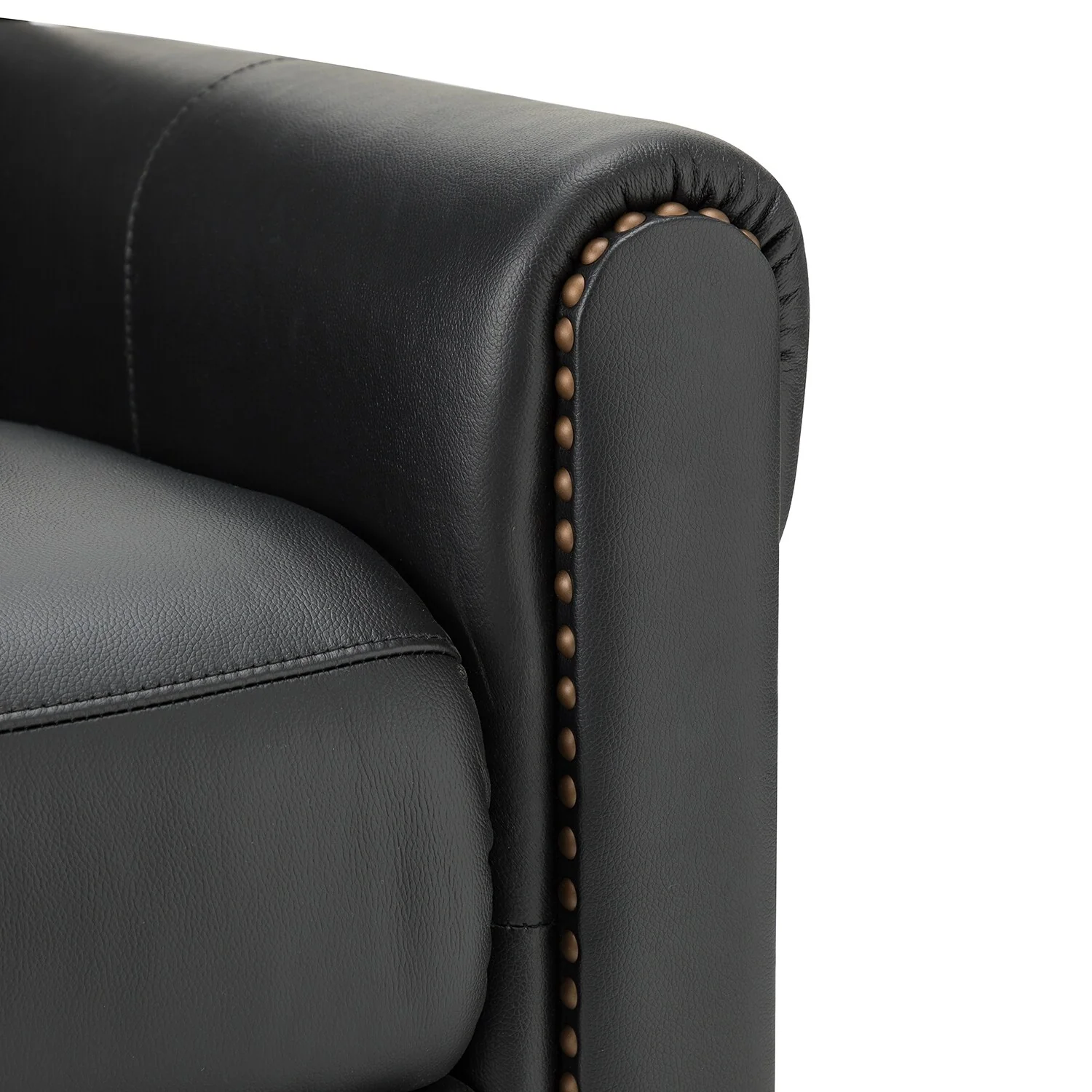 Felisa 32.48 Wide Genuine Leather Manual Recline Set of 2