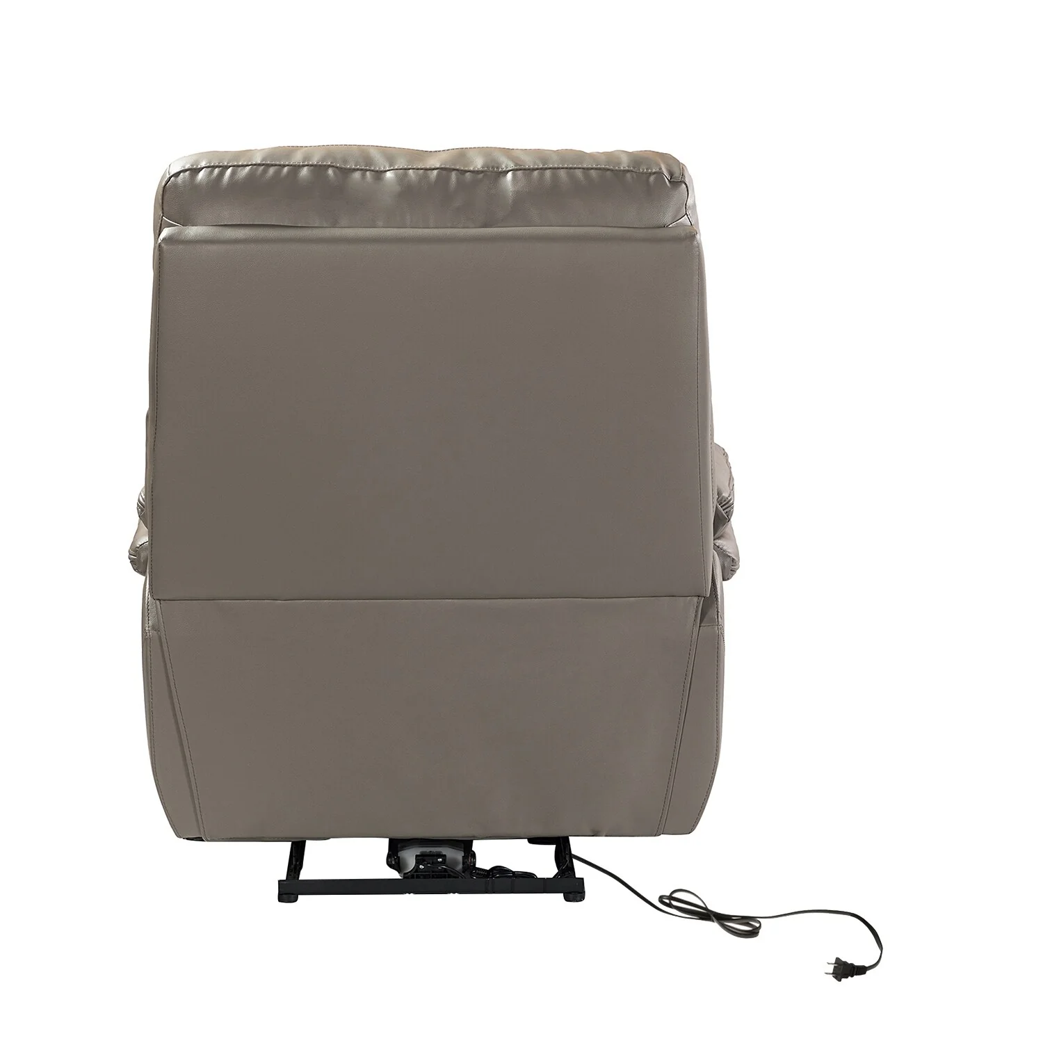 Clara Genuine Leather Power Recliner with Cushion Padded, Set of 2