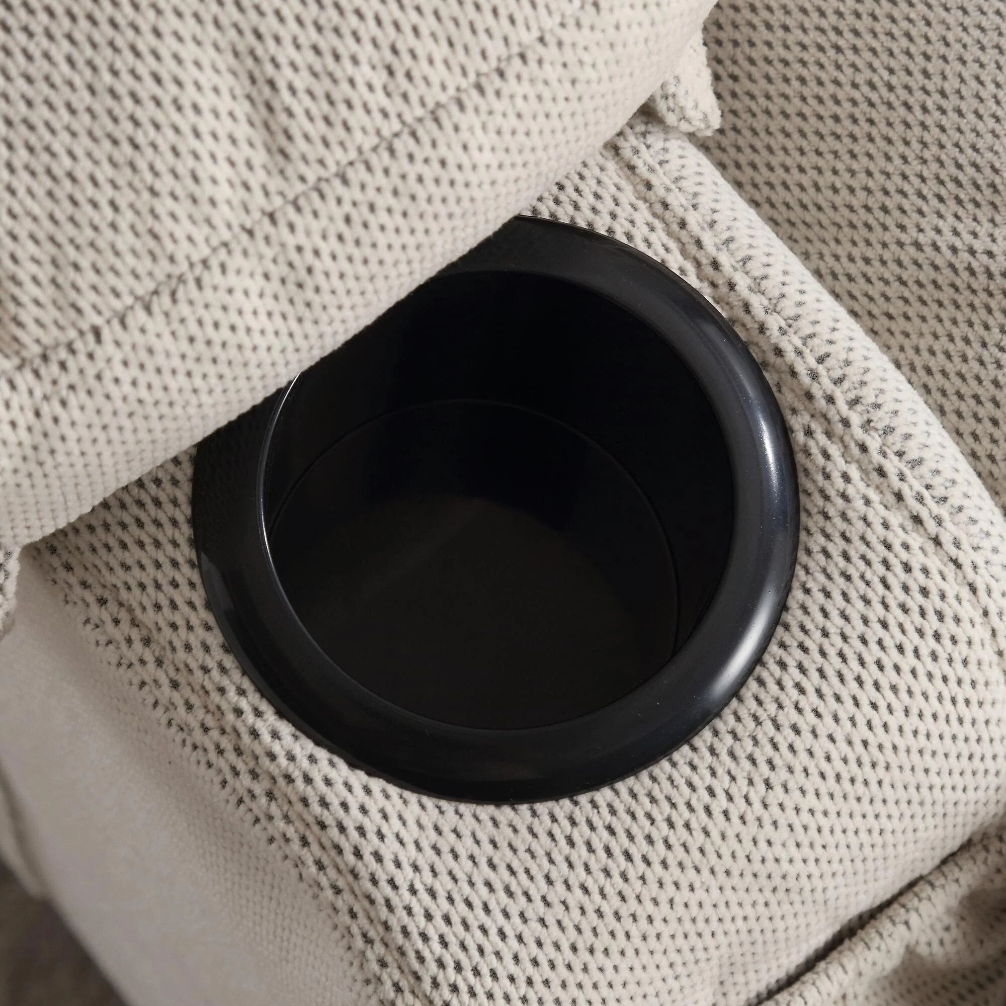 Swinging Recliner Massage Heated Sofa, with USB and 2 Cup Holders in Side Pockets