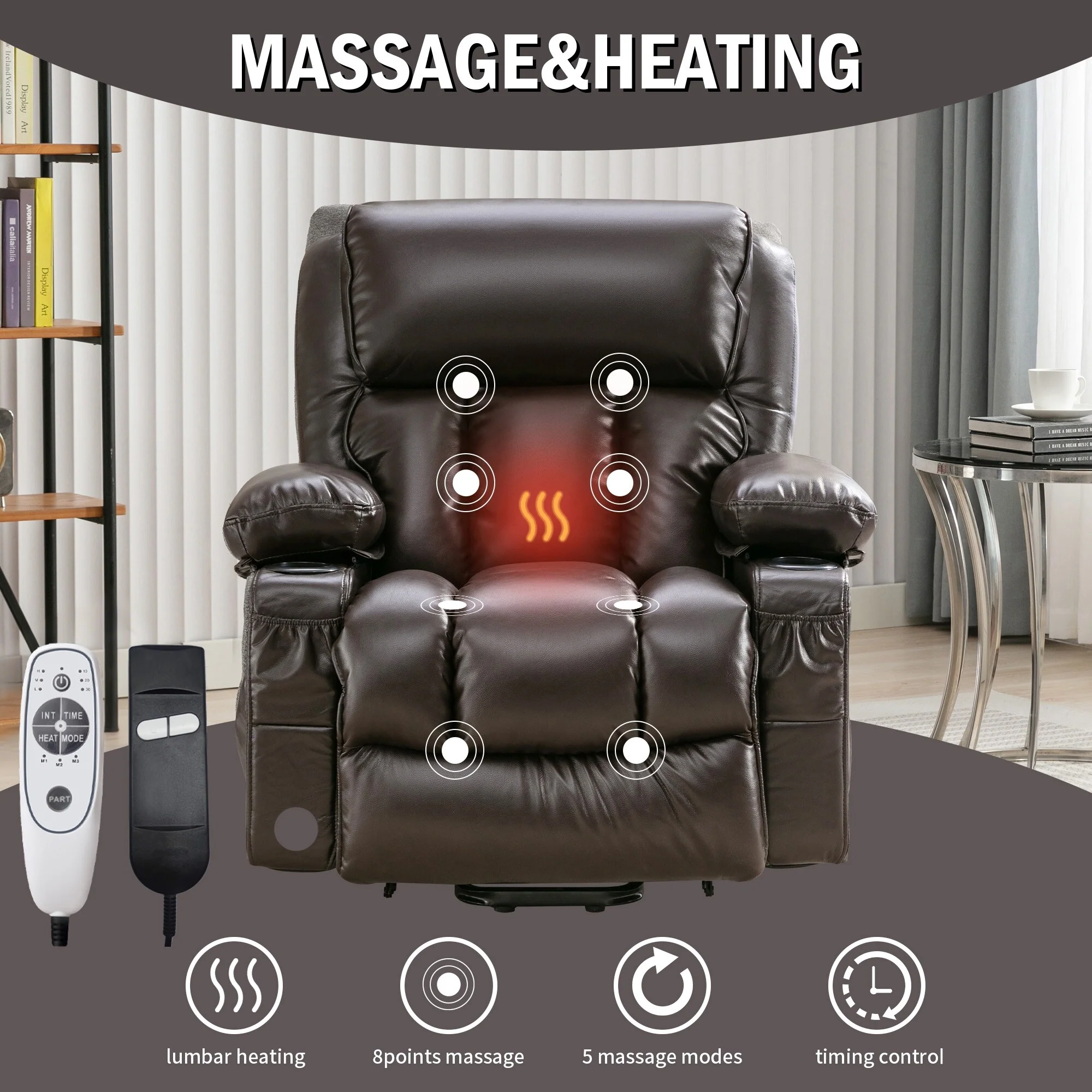 Power Electric massage lift lounge chair