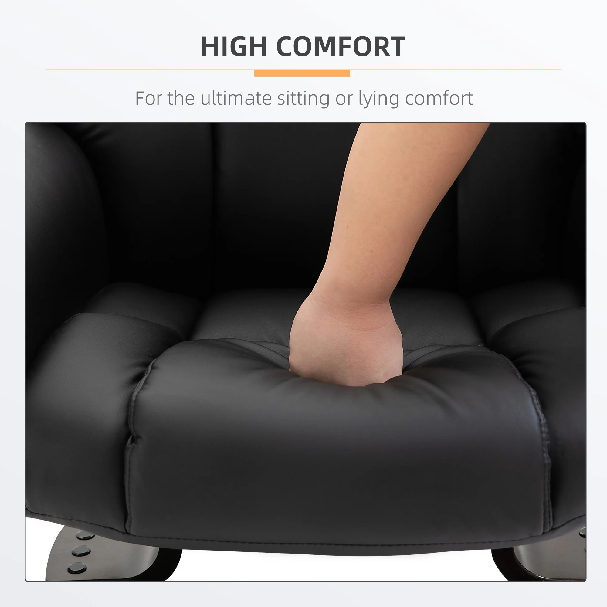 Massage Recliner Chair with Ottoman Footrest