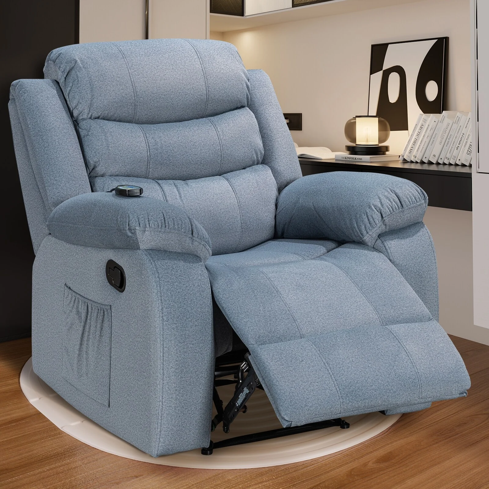 Soft Recliner Chair with Massage and Heat Function