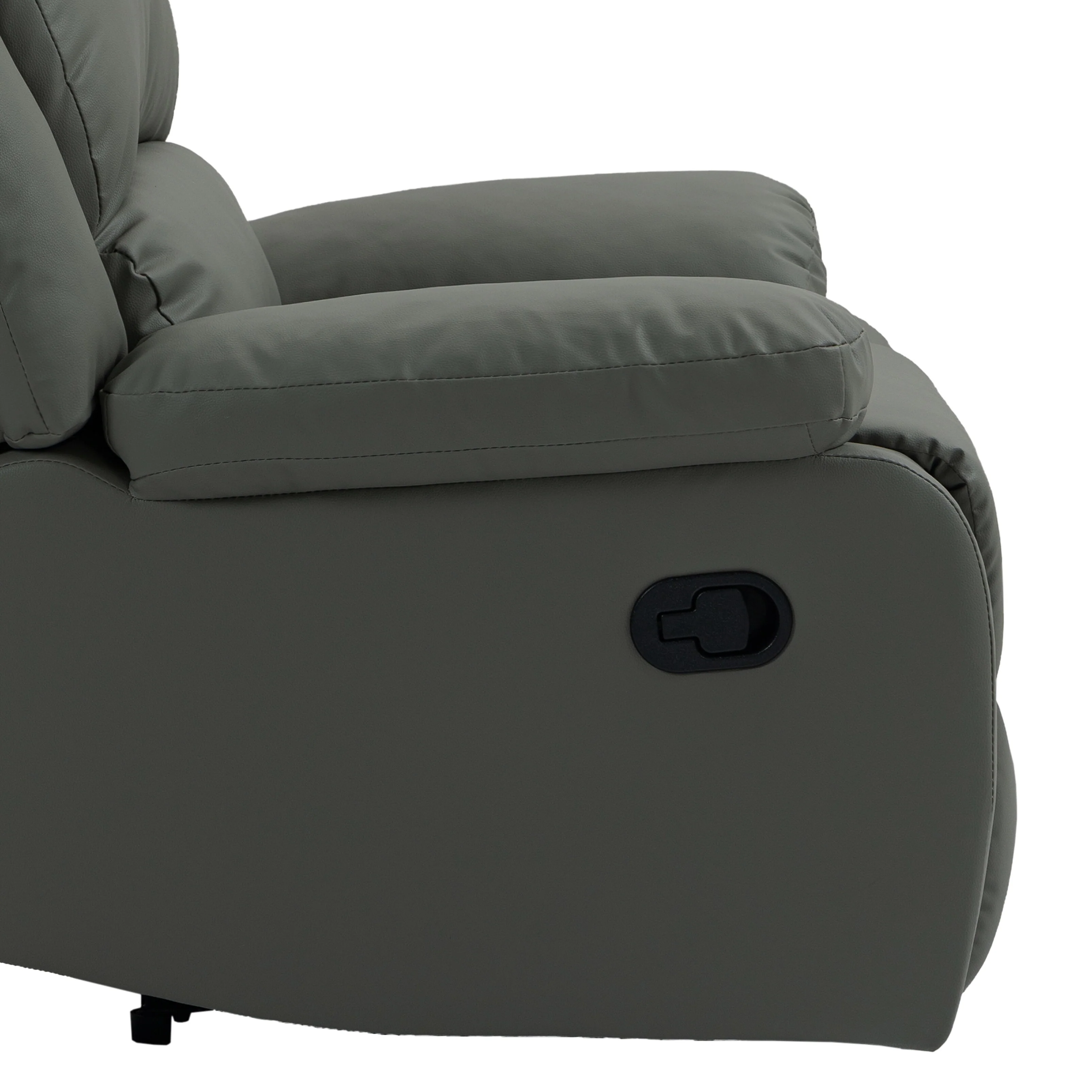 Faux Leather Lounge Chair Single Sofa Adjustable Recliners