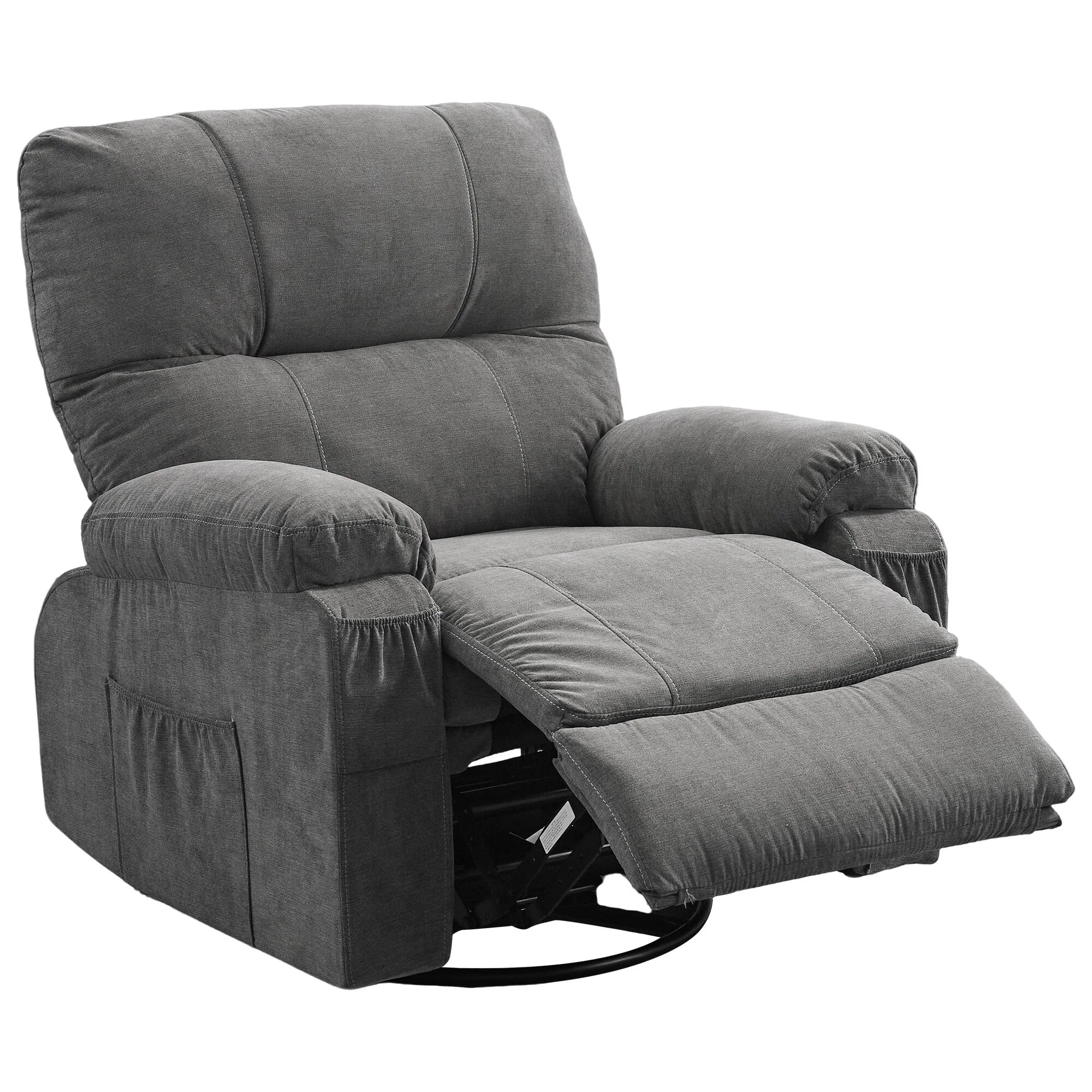 Recliner chair,360 degree rotating swing single sofa chair