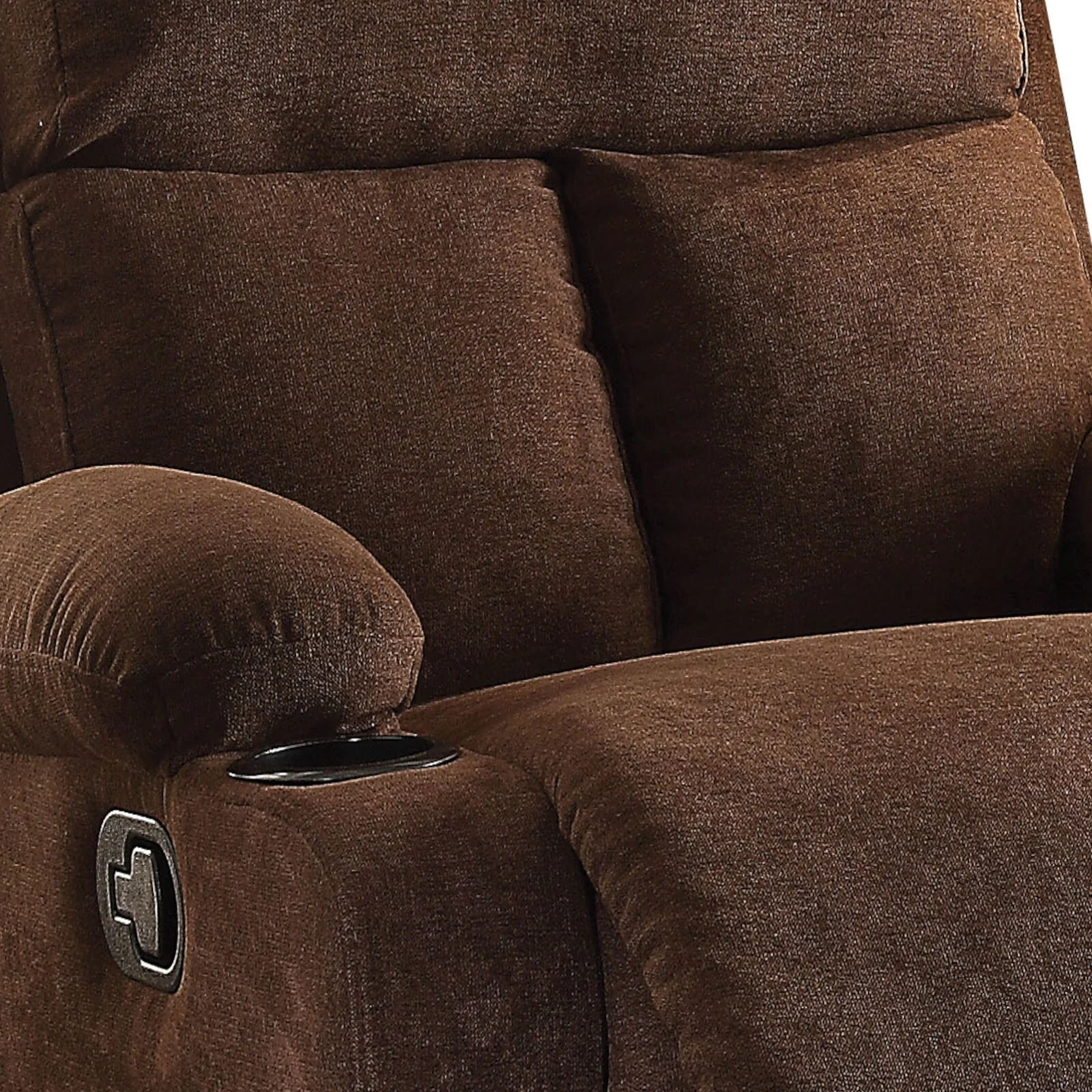 Chocolate Linen Motion Recliner