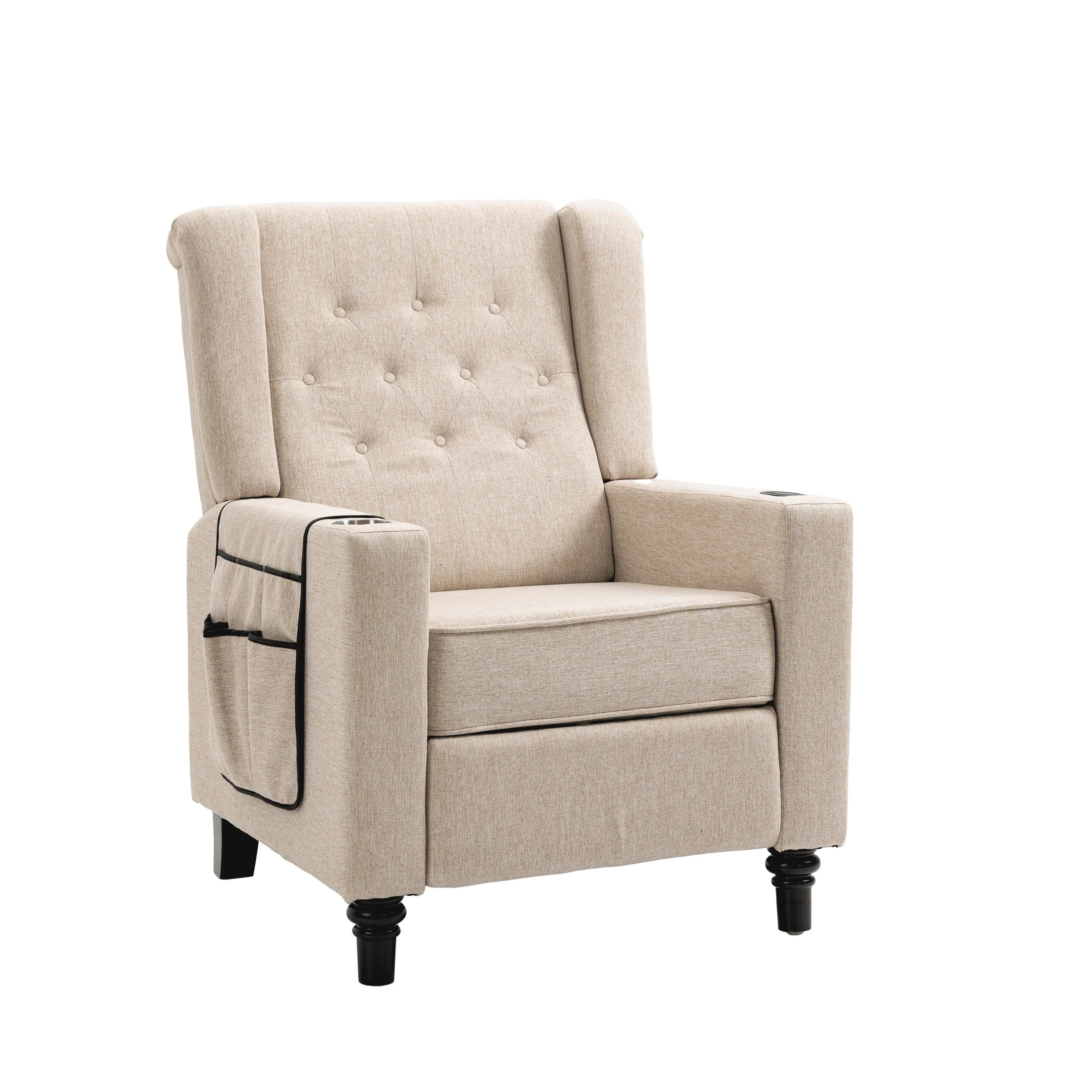 Arm Pushing Recliner Chair