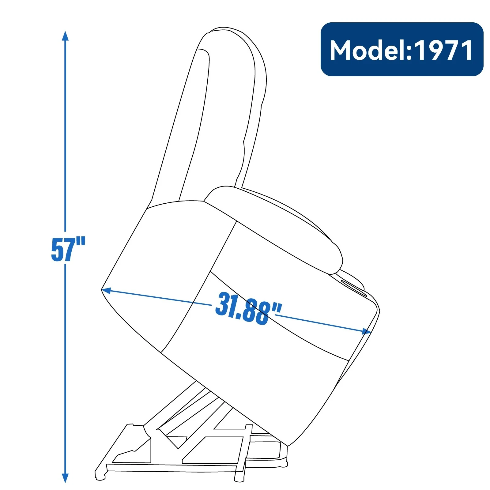 Power Lift Recliner Chair with Dual USB, Cup Holders & Chenille Fabric