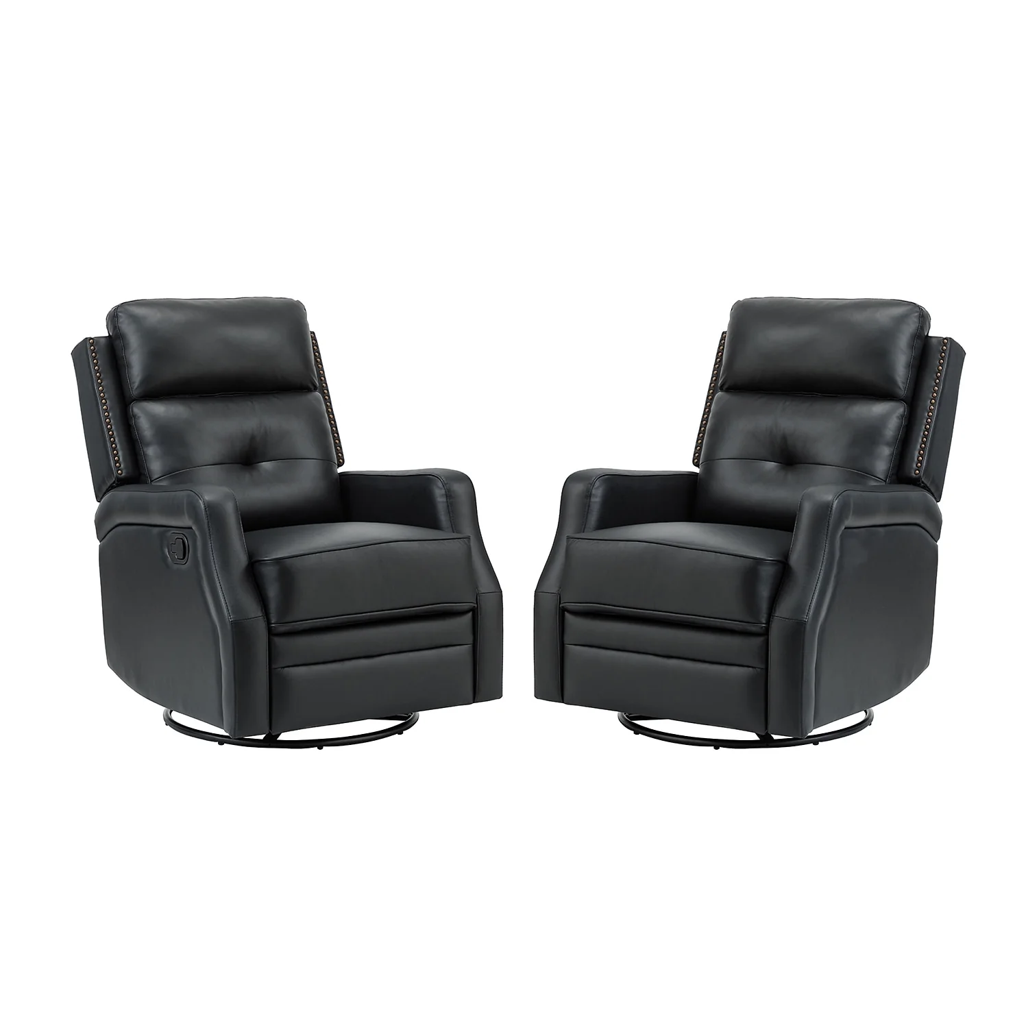 Beatriz Living Room Recliner Set Of 2 with Metal Base