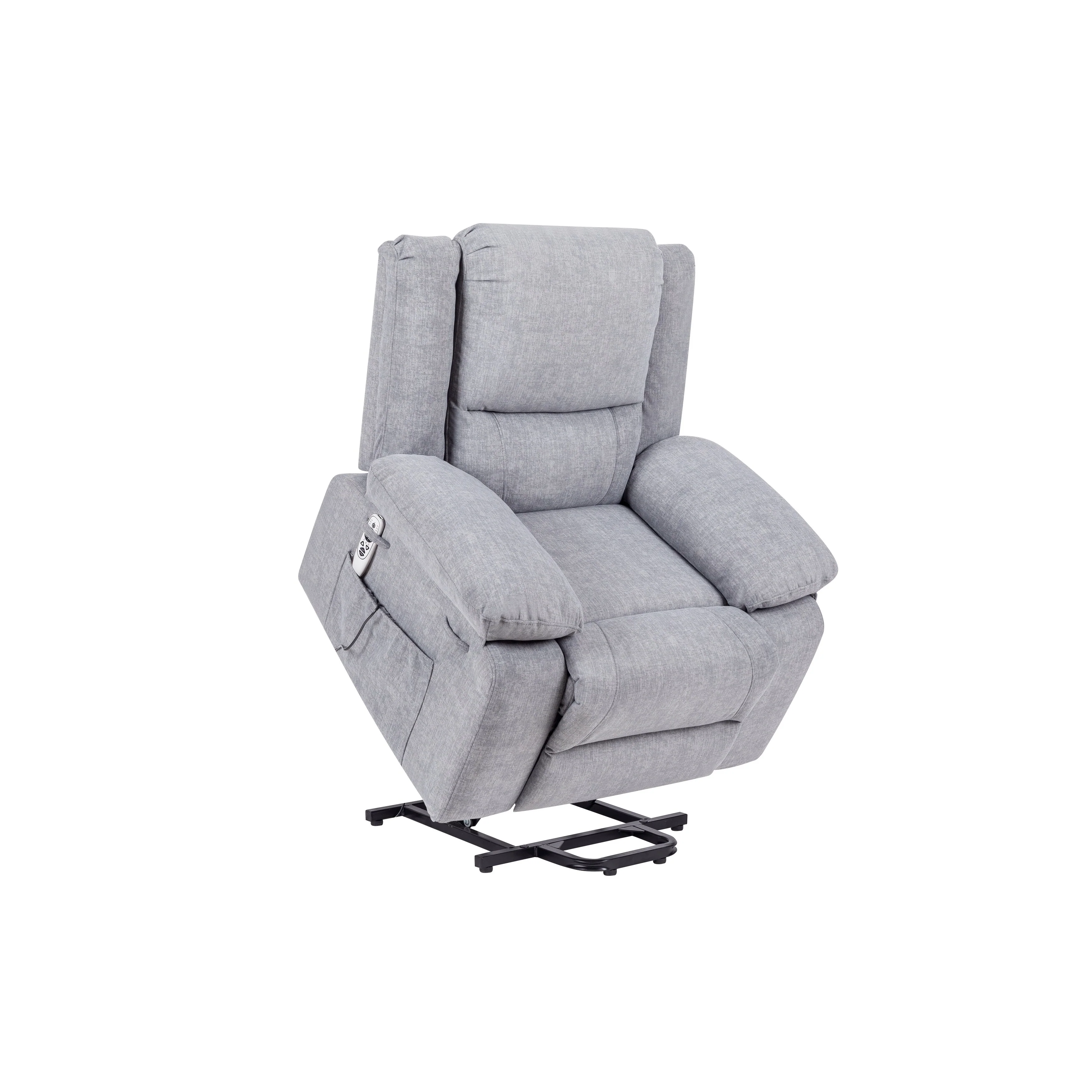 Reclining Lift Chair with Massage, Heating & Remote Control Pockets