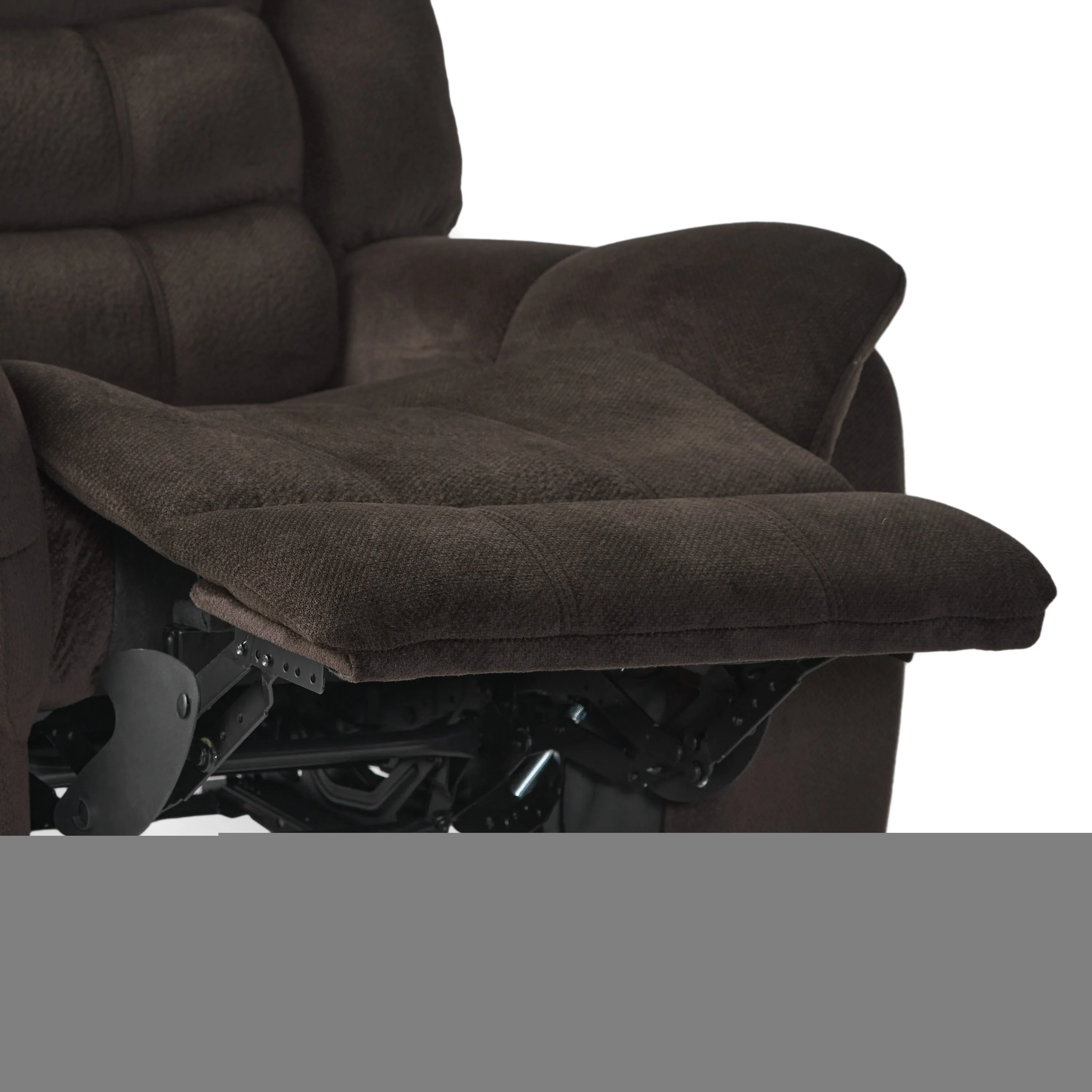Luxurious Glider Recliner with Plush Fabric Upholstery by HarperBright Designs