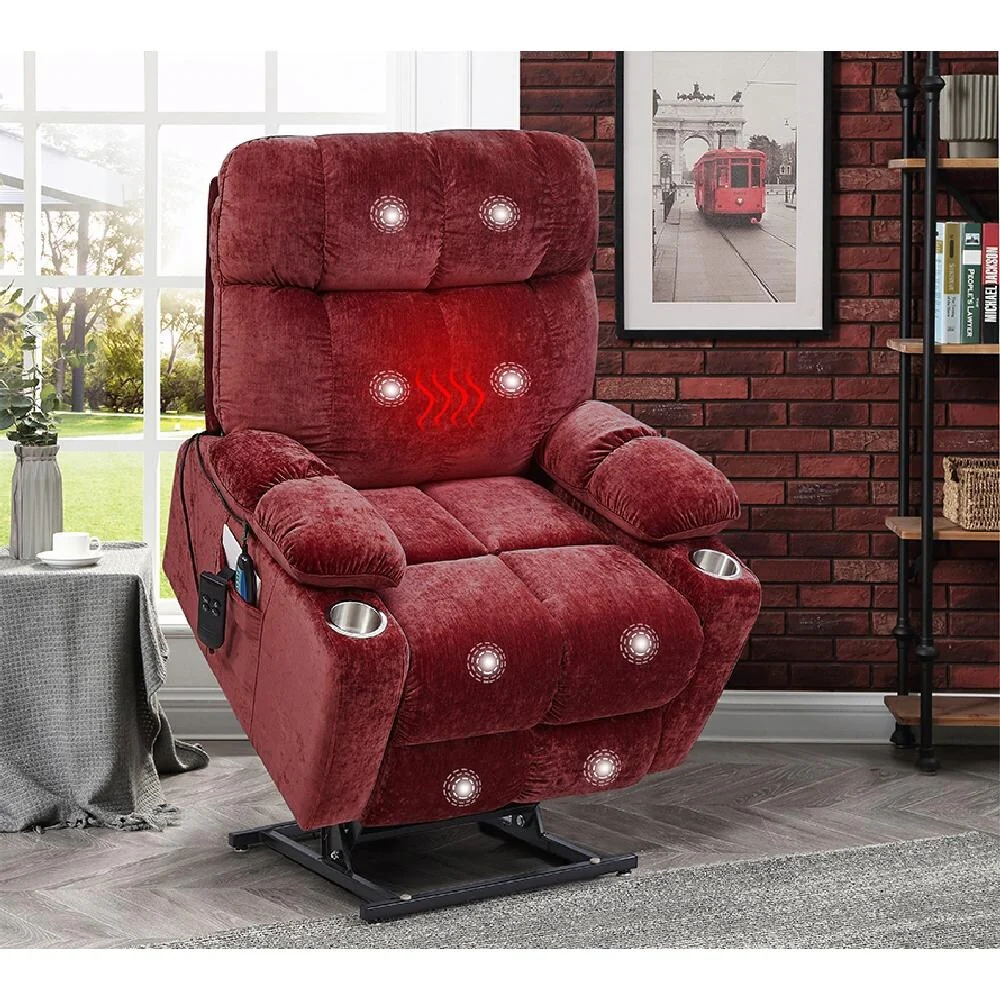 Infinite Position Lay Flat 180�� Recliner with Heat Massage