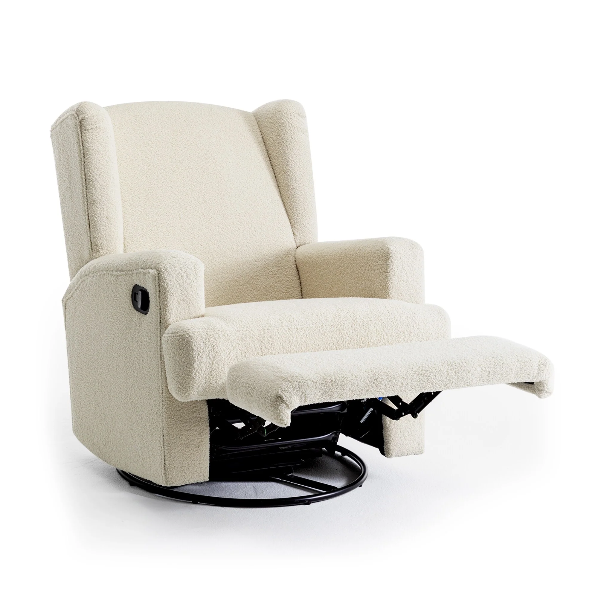 Swivel Wingback Glider Rocker Nursery Recliner Chair