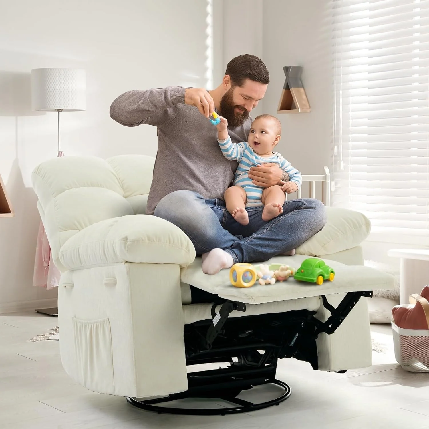 Rocking 360�� Swivel Rocker Chair