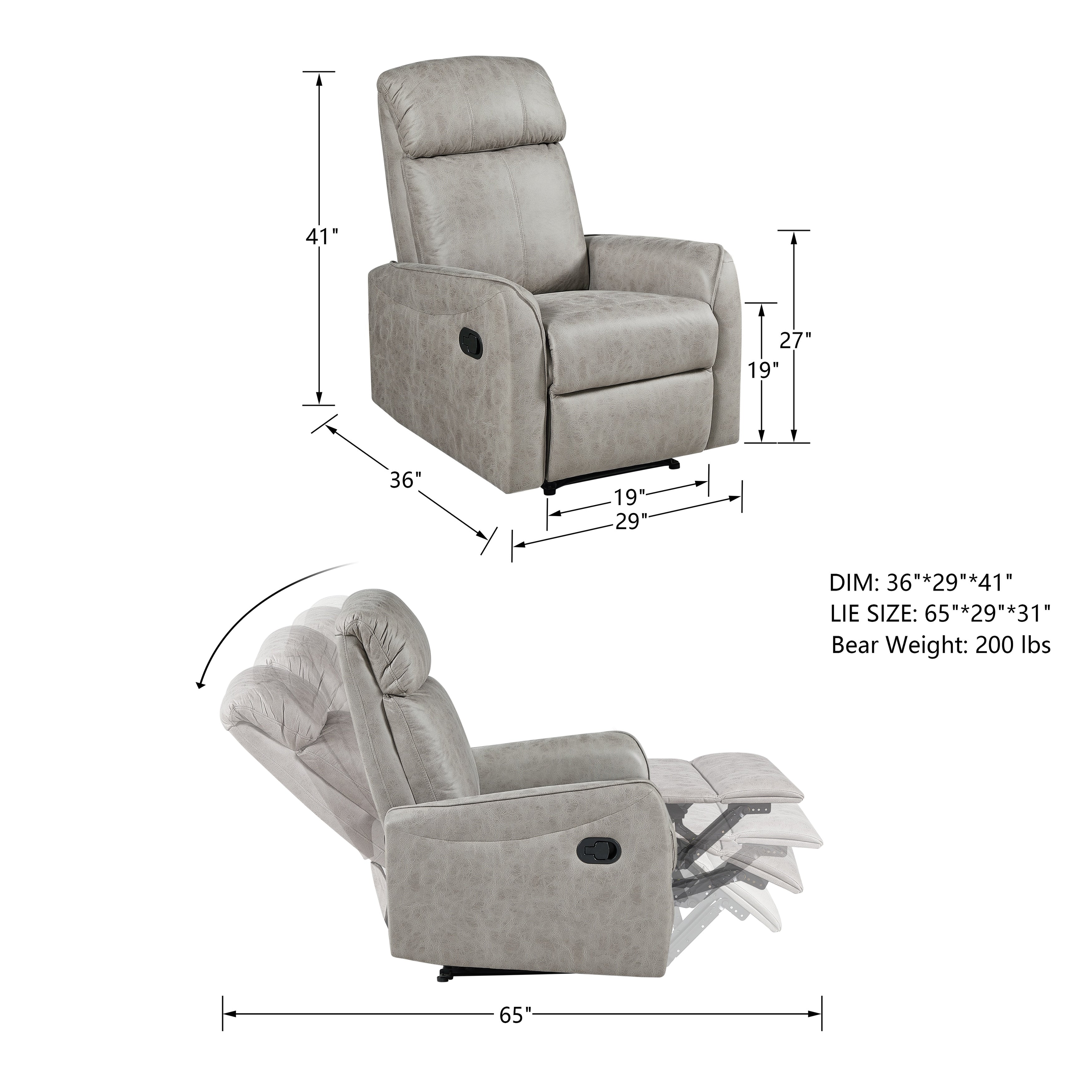 Small Lounge Reclining Chair