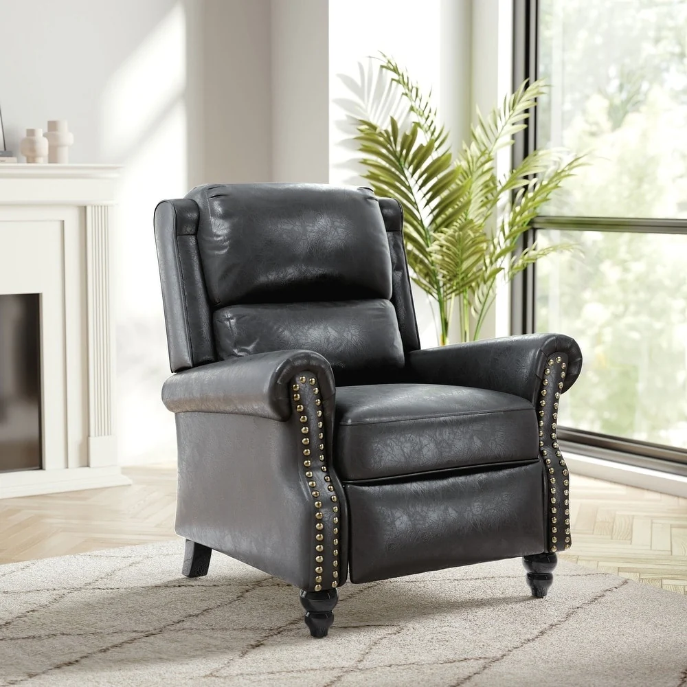 Modern Padded Seat Recliner Chair with PU Leather