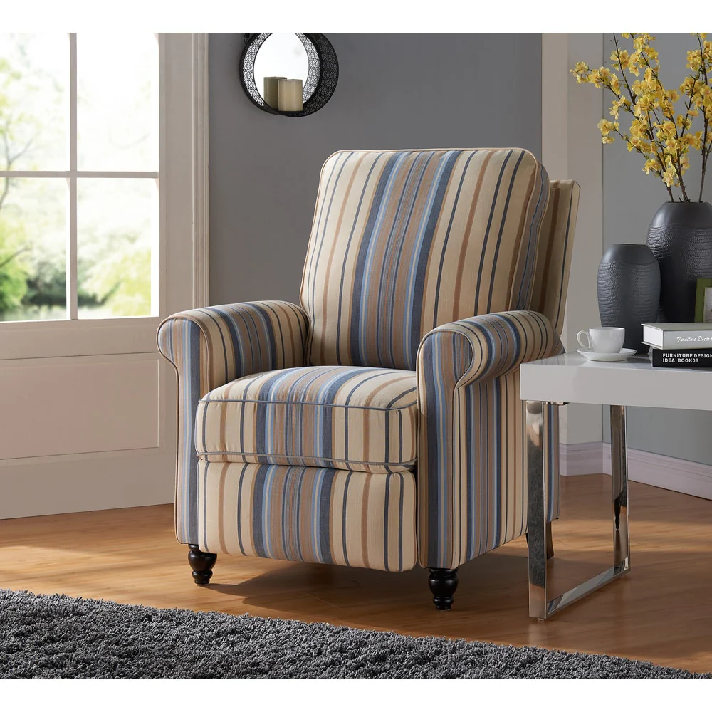 Copper Grove Lassen Blue Recliner Chair