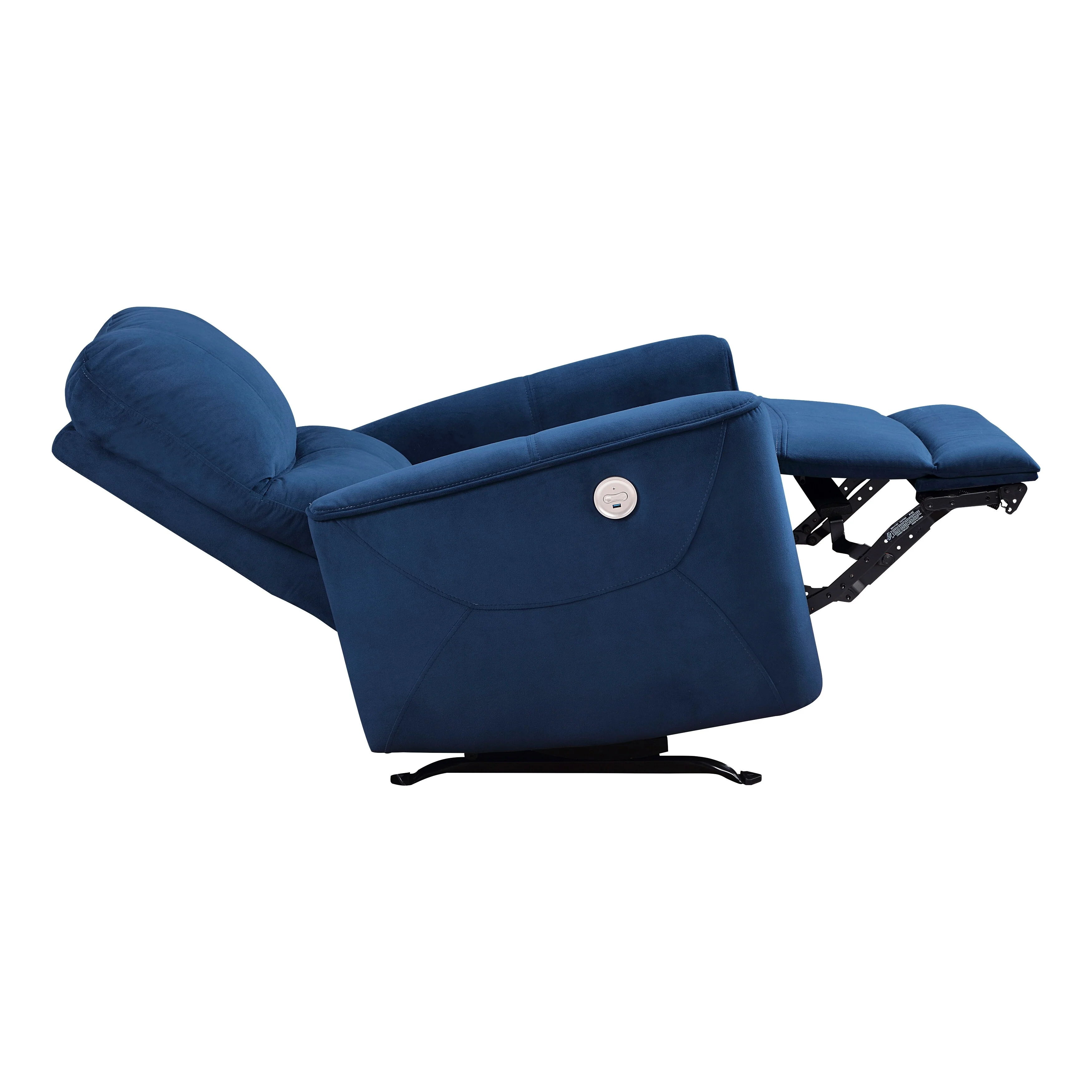 Ripon Velvet Power Rocker Reclining Chair